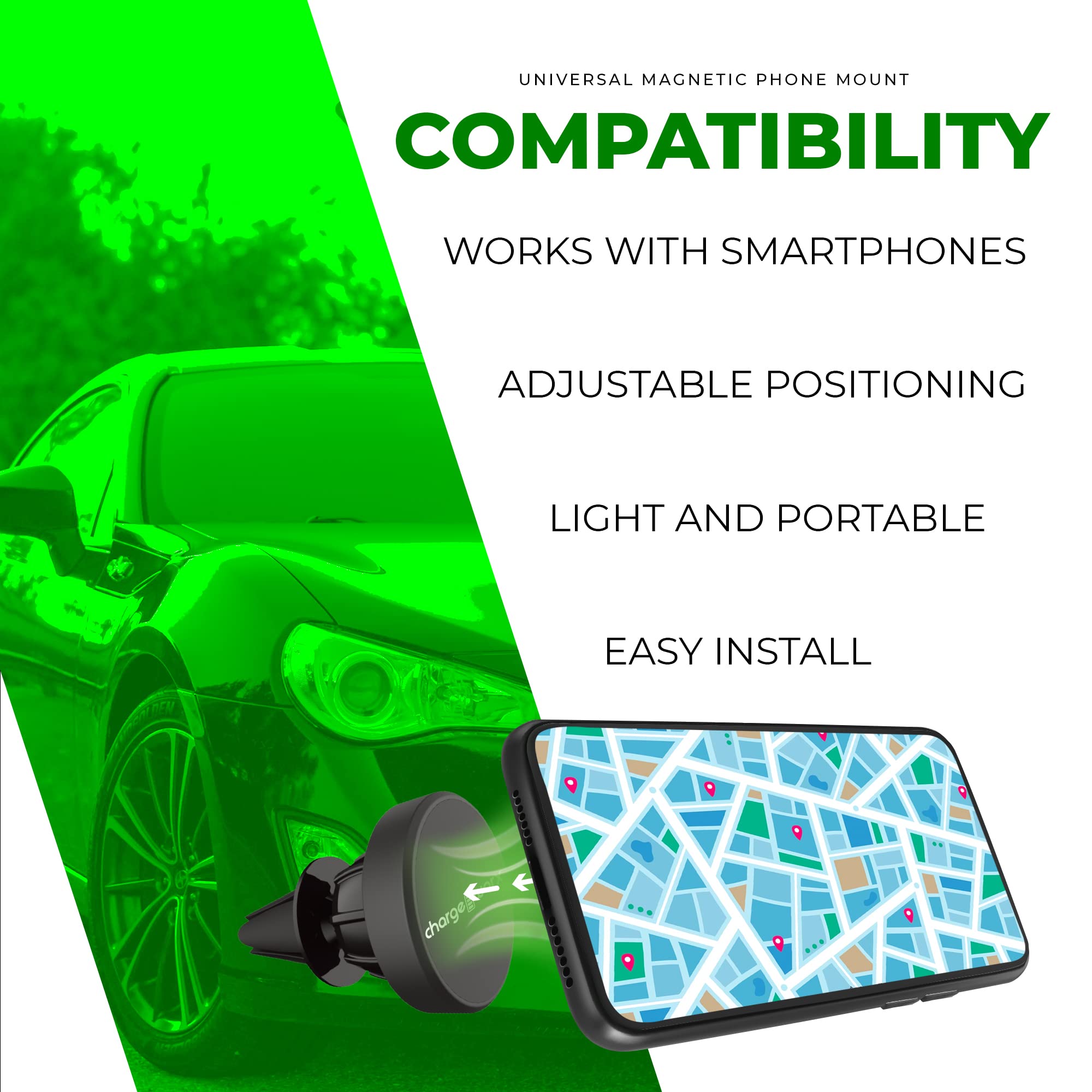 Chargeworx Mag Air Vent Phone Holder