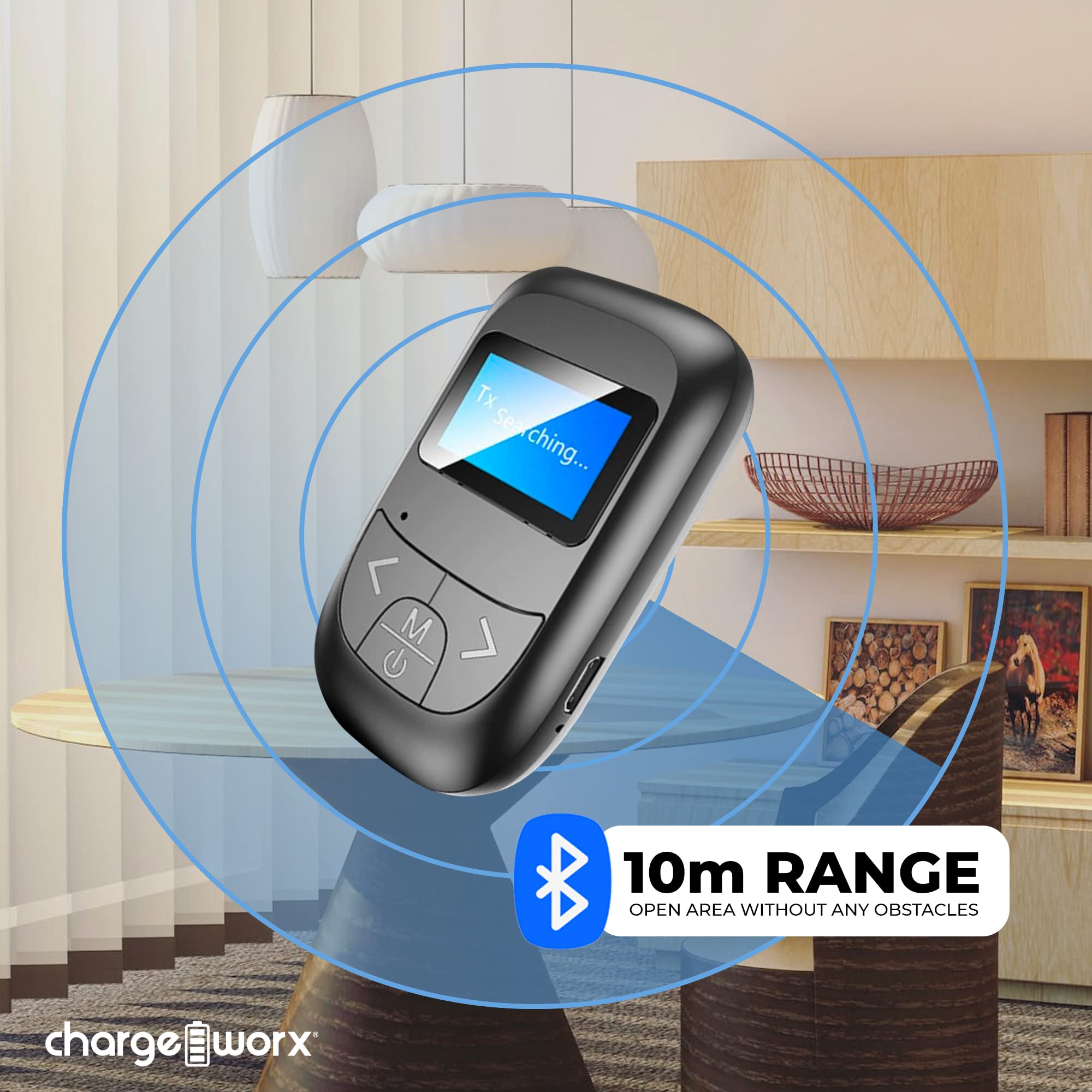 Chargeworx Wireless in-Flight Audio Adapter