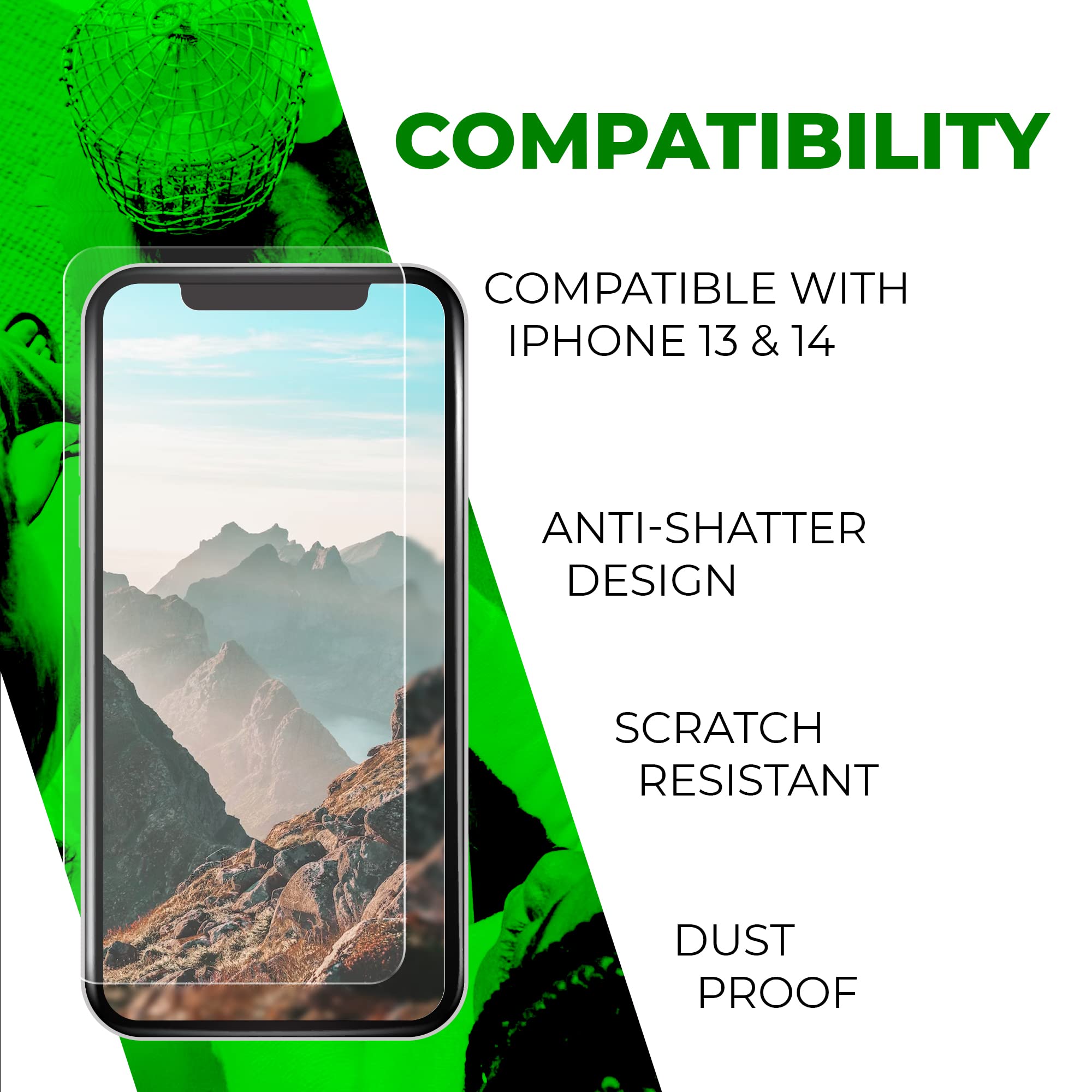 Chargeworx Screen Protector iPhone Anti-Shatter