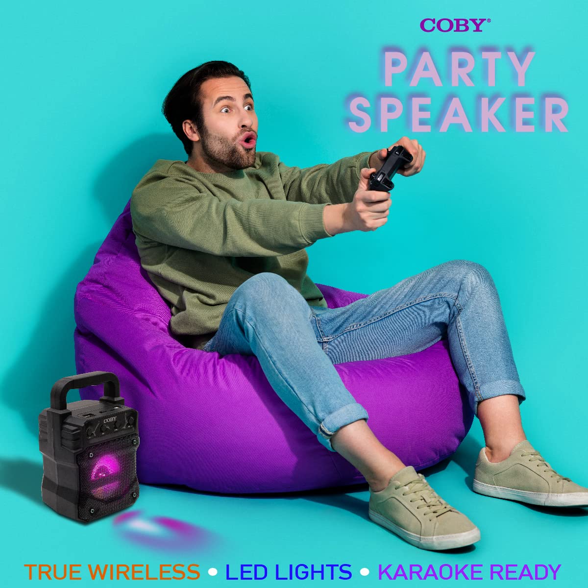 Coby Portable Bluetooth Speaker