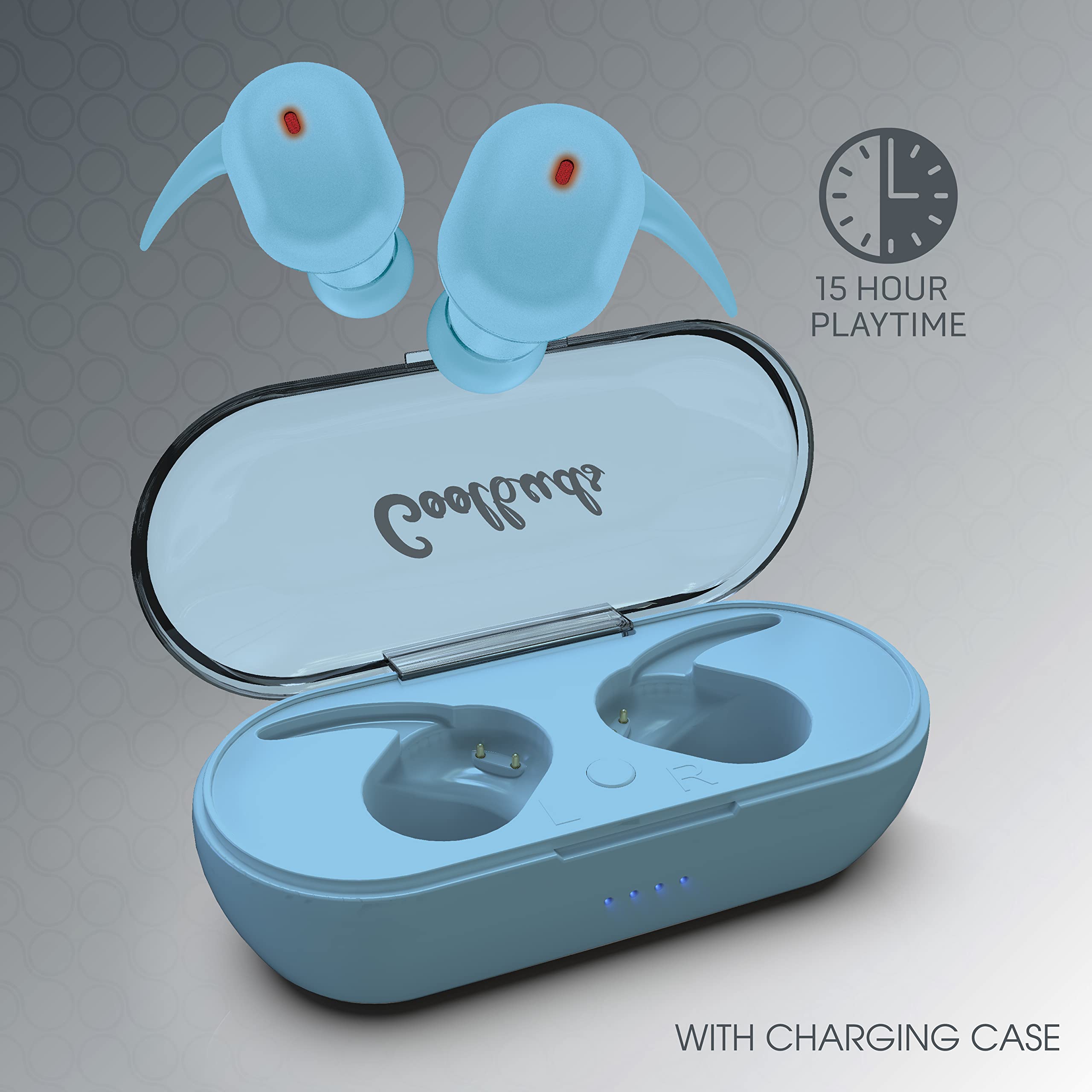 COOLBUDS True Wireless Earbuds w Touch Controls (Ash Rose)