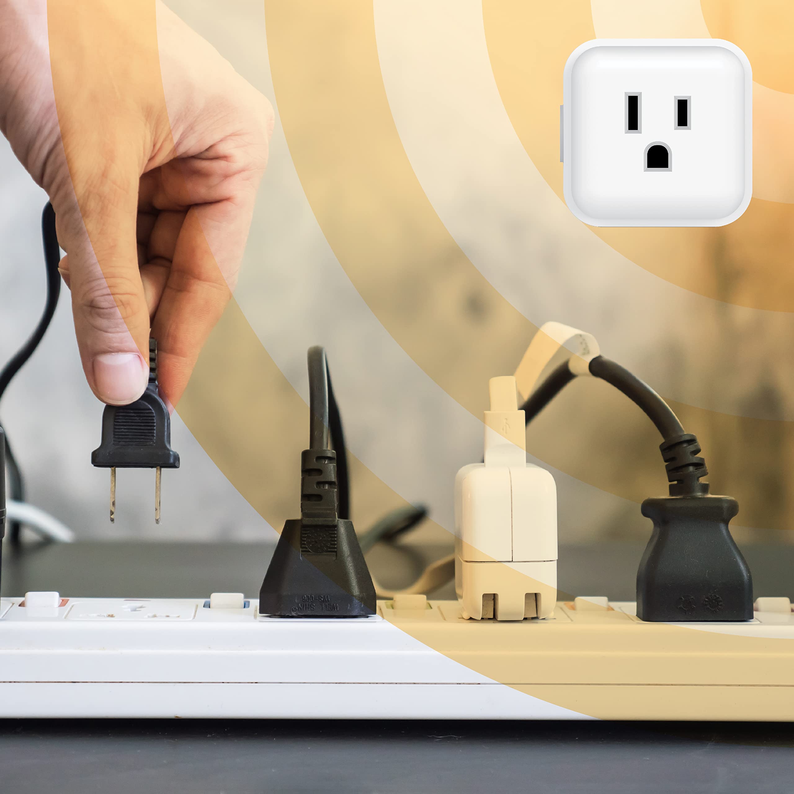 RCA Single Outlet Smart Plug 15A Voice Control