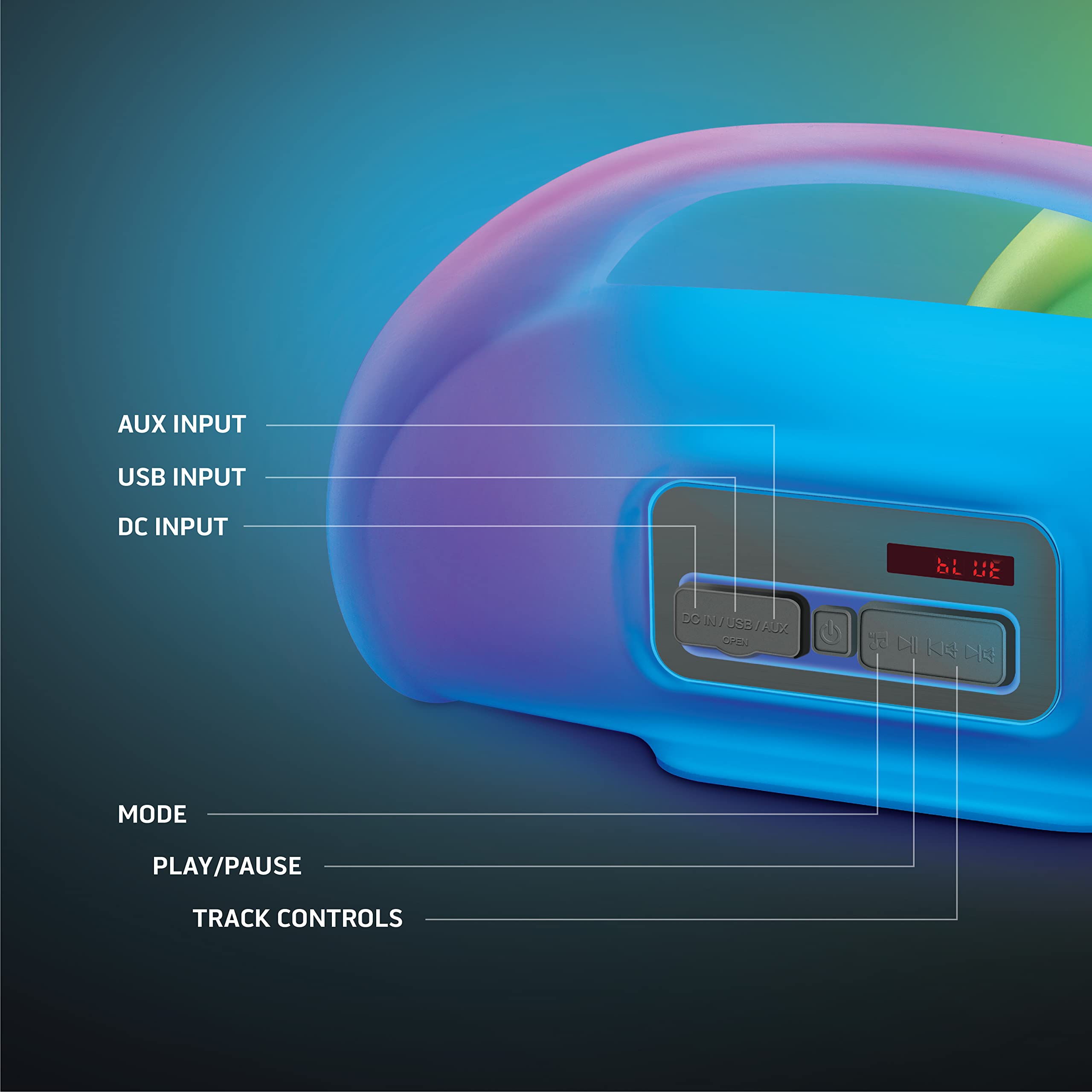 COOLPODZ CoolBuds Glow Motion Wireless Speaker Bluetooth Speaker