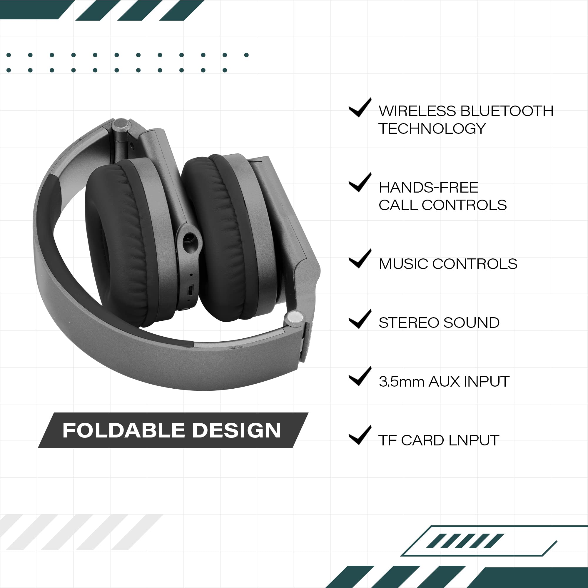 Coby Bluetooth 5.3 Headphones