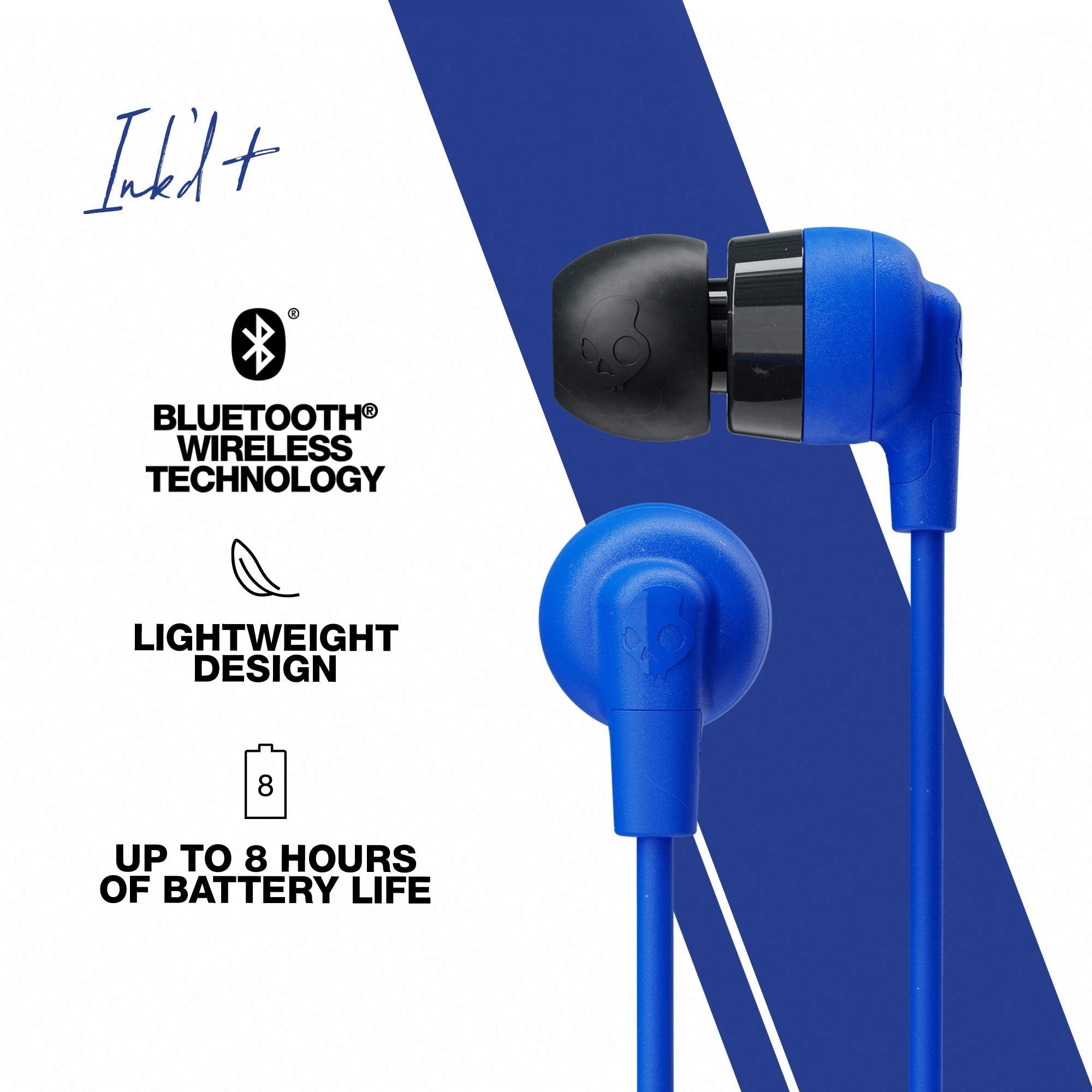 Skullcandy Jib+ In-Ear Wireless Earbuds 6 Hr - Black