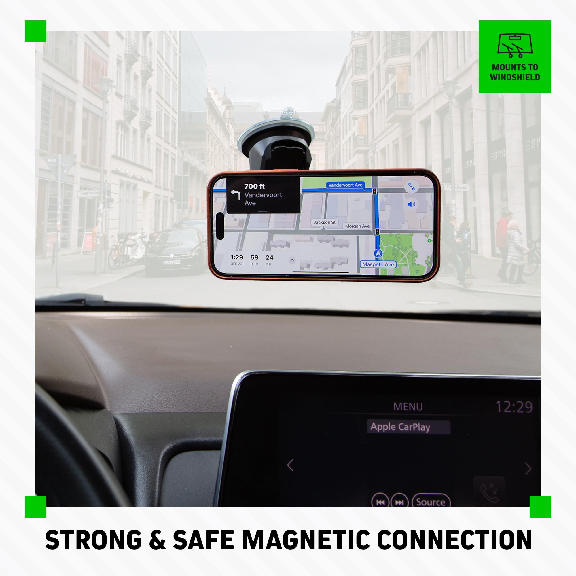 Chargeworx Univ Magnetic Smartphone Mount