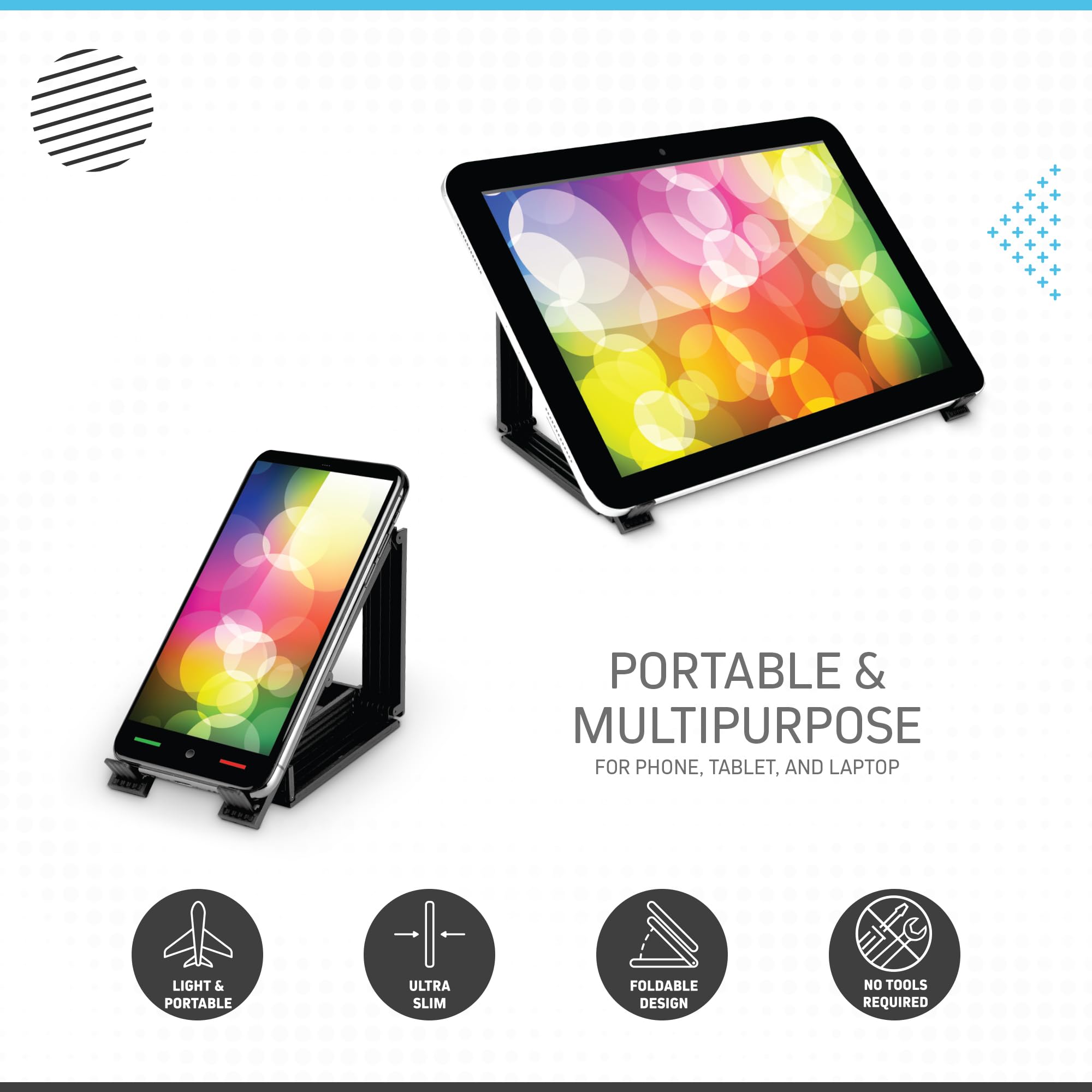 Chargeworx Pocket Folding Laptop Stand