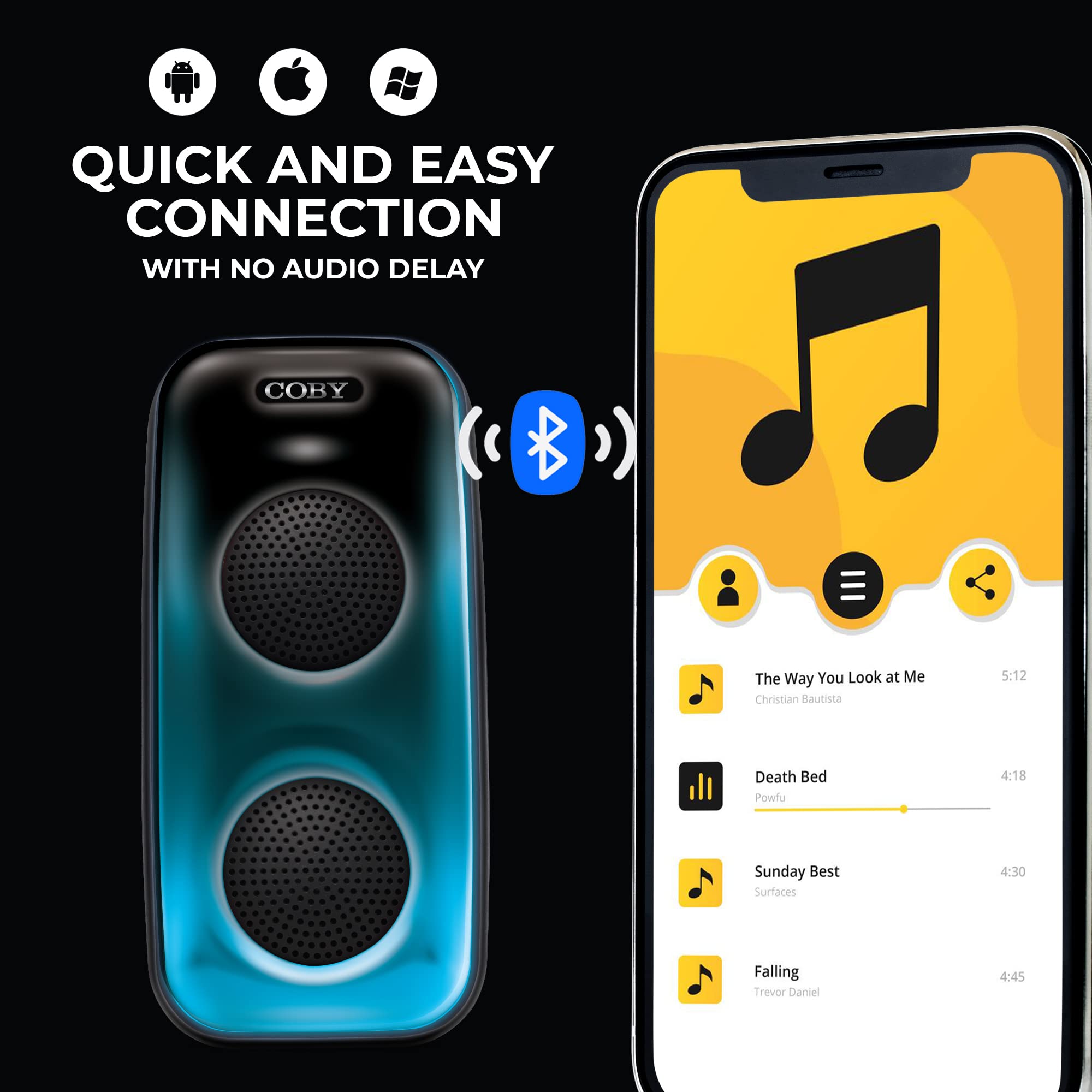 Coby Bluetooth Party Speaker