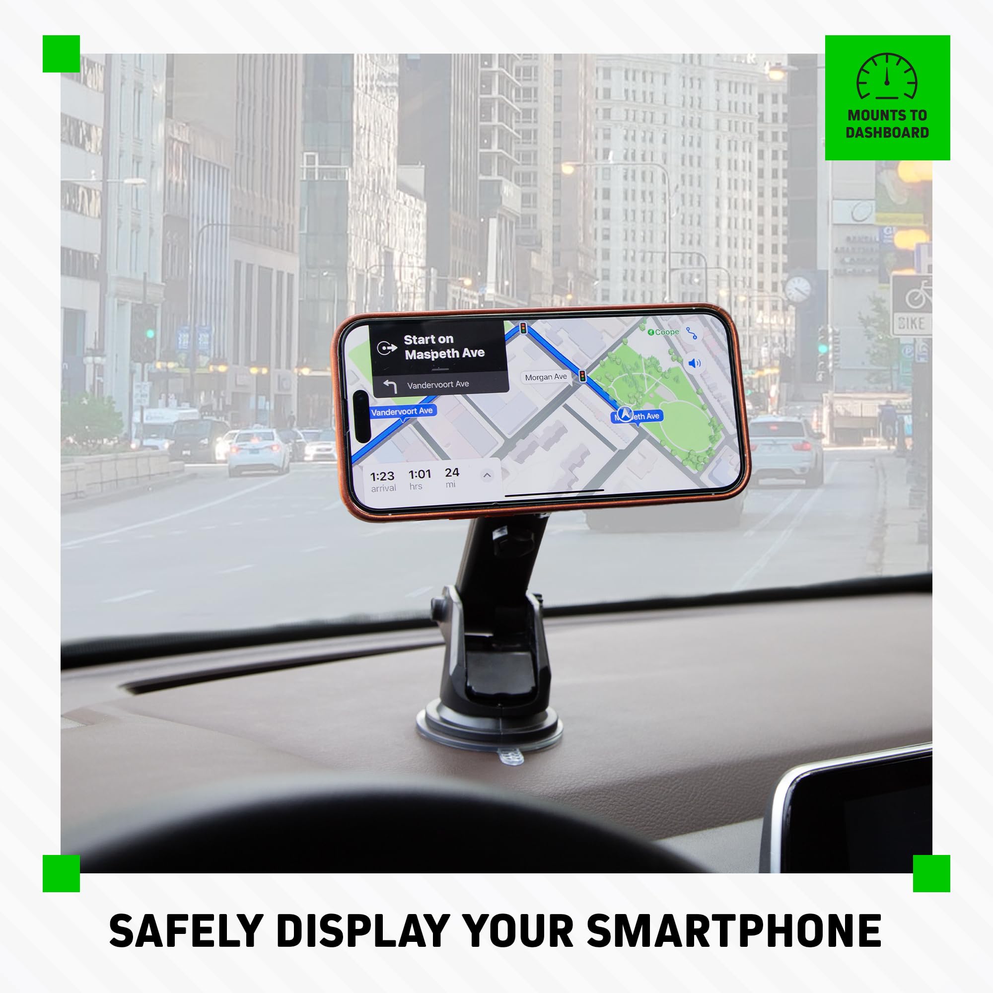 Chargeworx Univ Magnetic Smartphone Mount