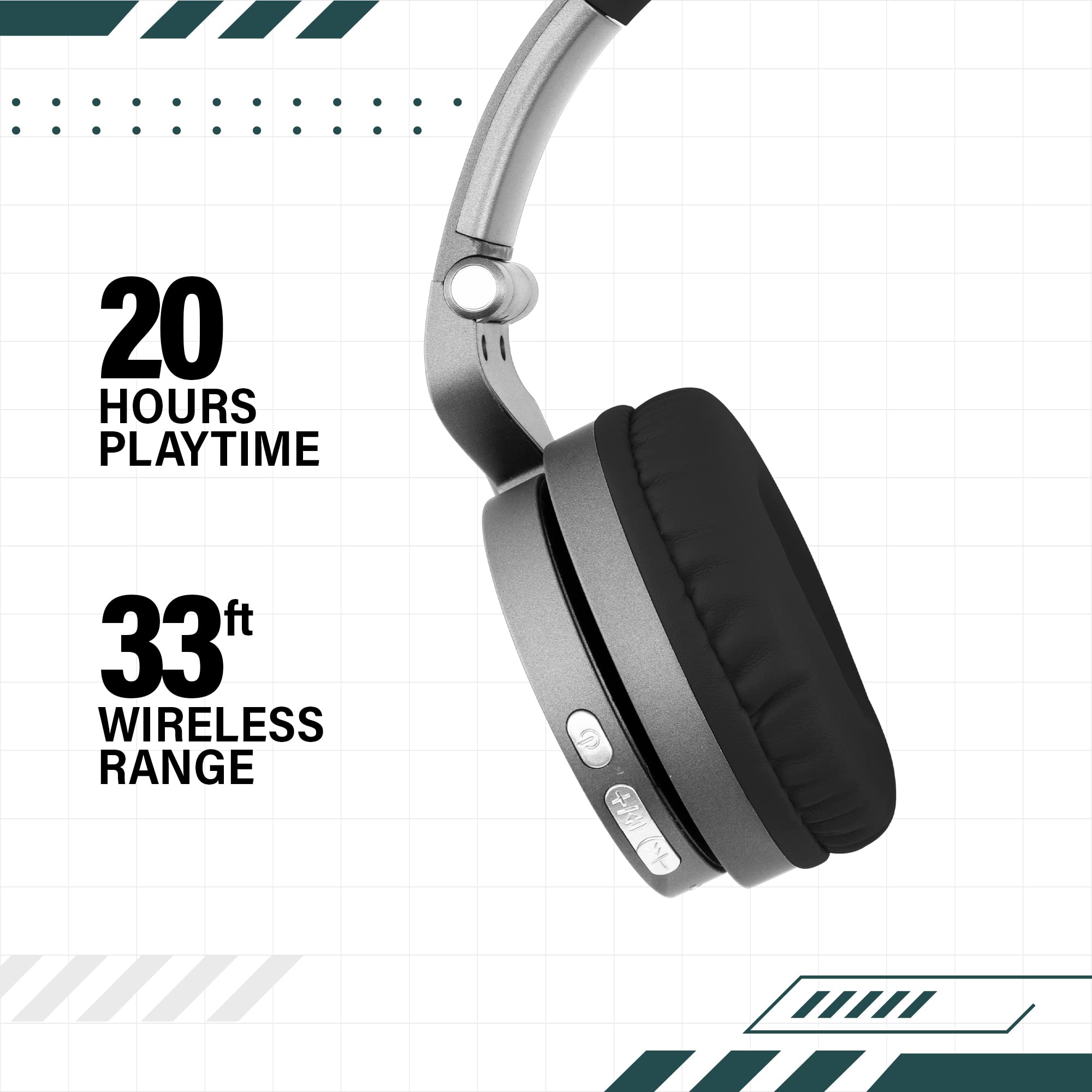 Coby Bluetooth 5.3 Headphones