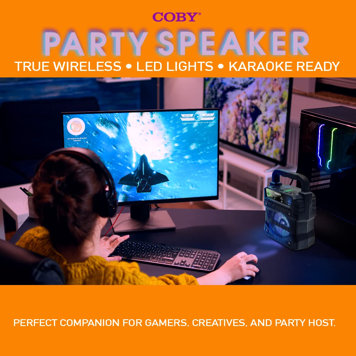 Coby Portable Bluetooth Speaker