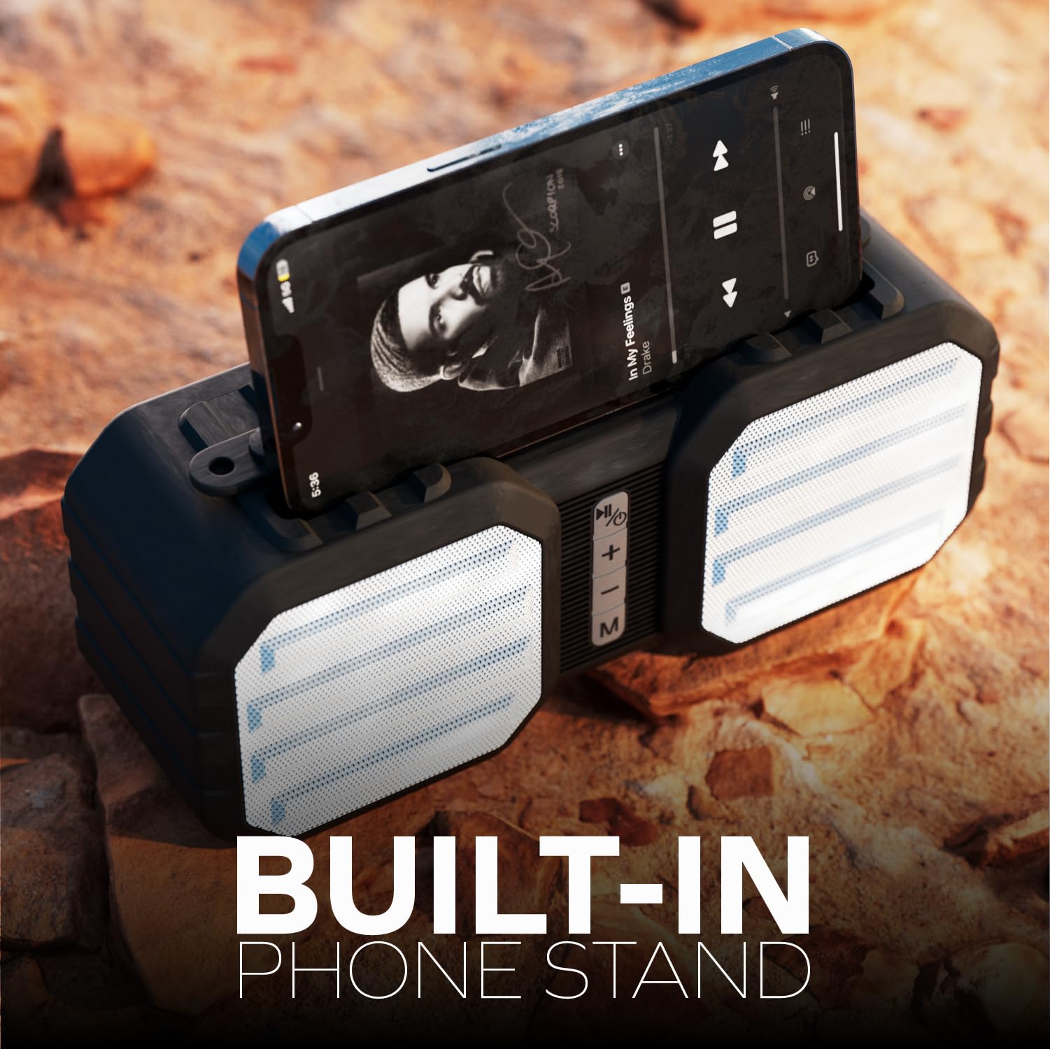 Coby Ranger Rugged Bluetooth 5.0 Indoor Outdoor