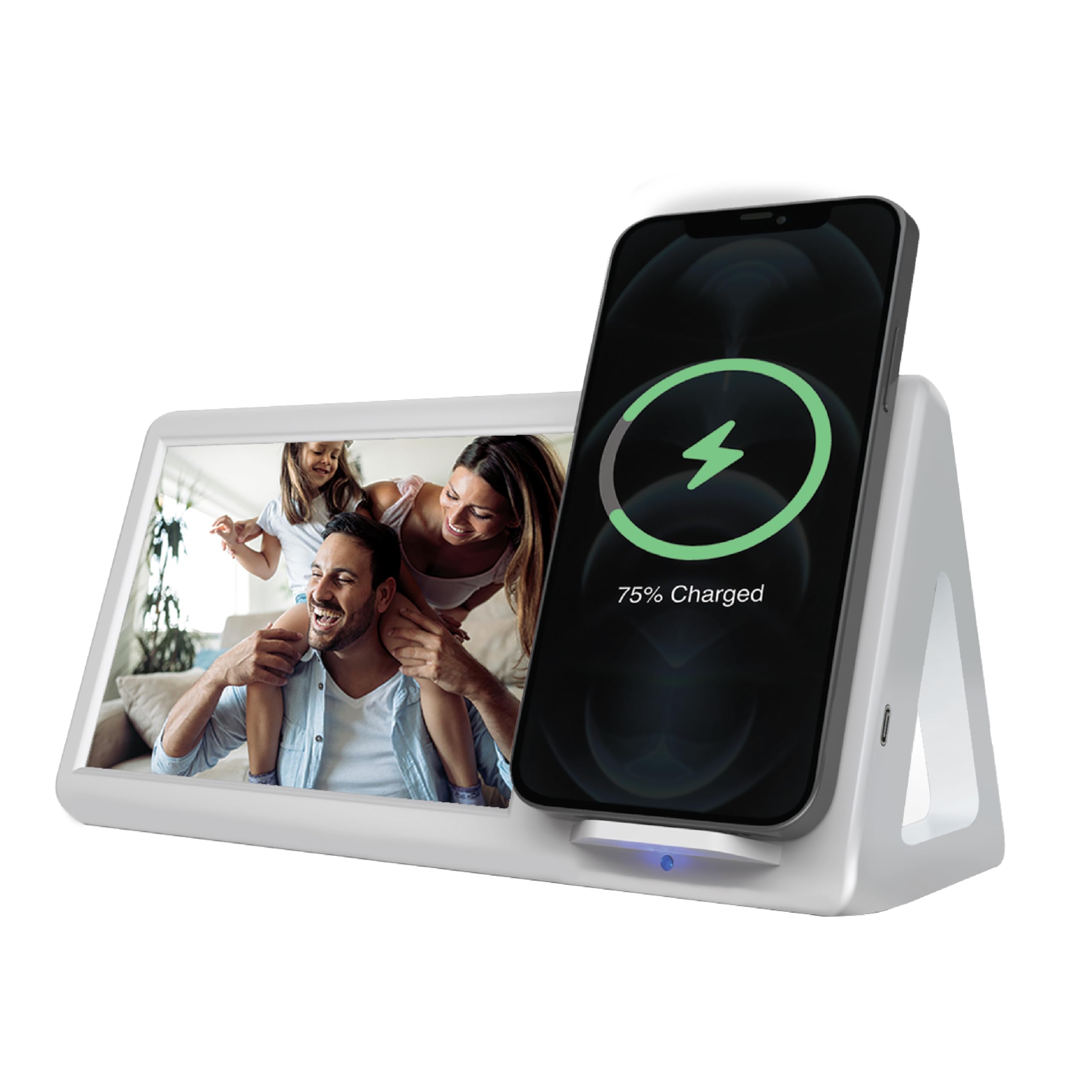 Chargeworx Smartpix Wireless Charger and Physical Photo Frame