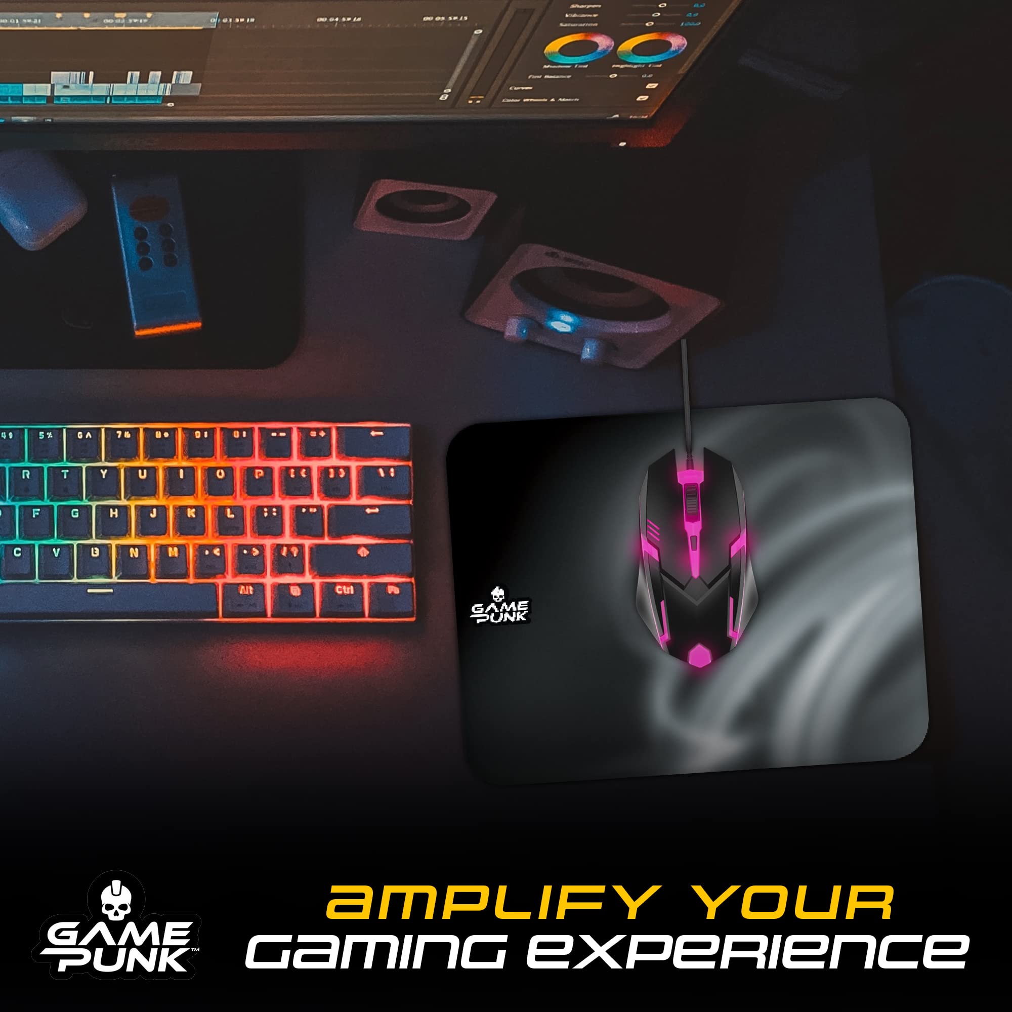 GAME PUNK Wired Gaming Mouse | Gaming Accessories, Computer Mouse