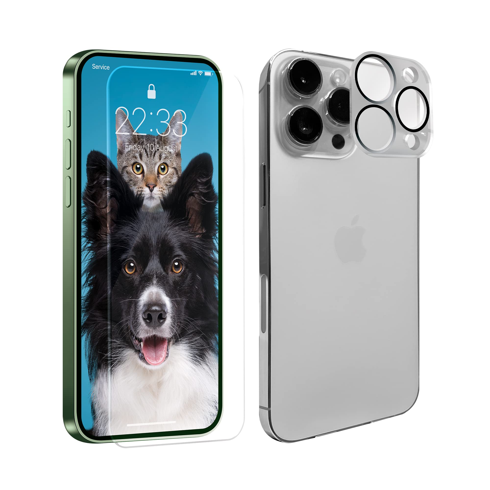 Chargeworx Heavy-Duty Screen Lens Covers