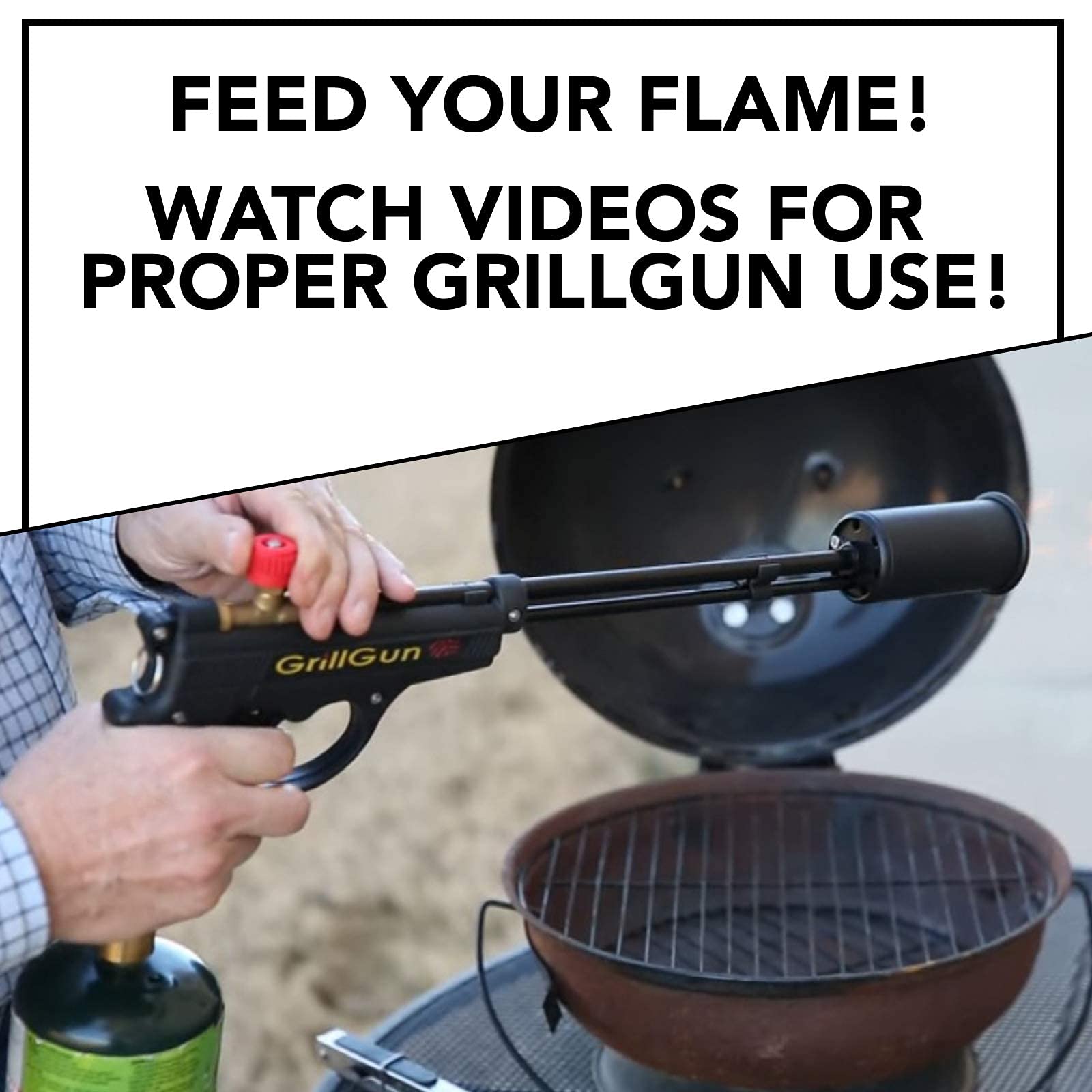 GRILLBLAZER Su-VGun Basic Grill & Culinary Torch - Charcoal Starter