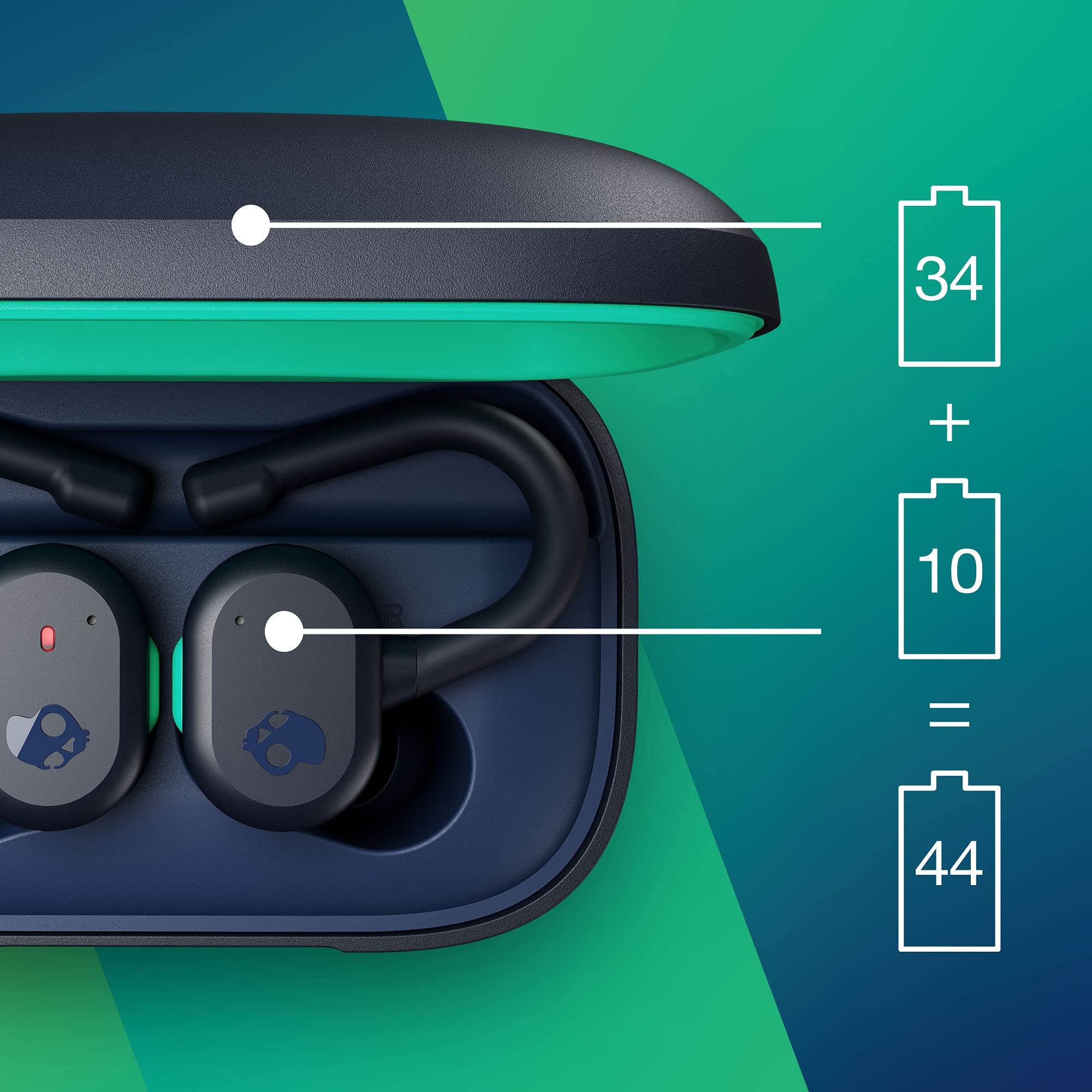 Skullcandy Ink'd+ In-Ear Wireless Earbuds - Blue