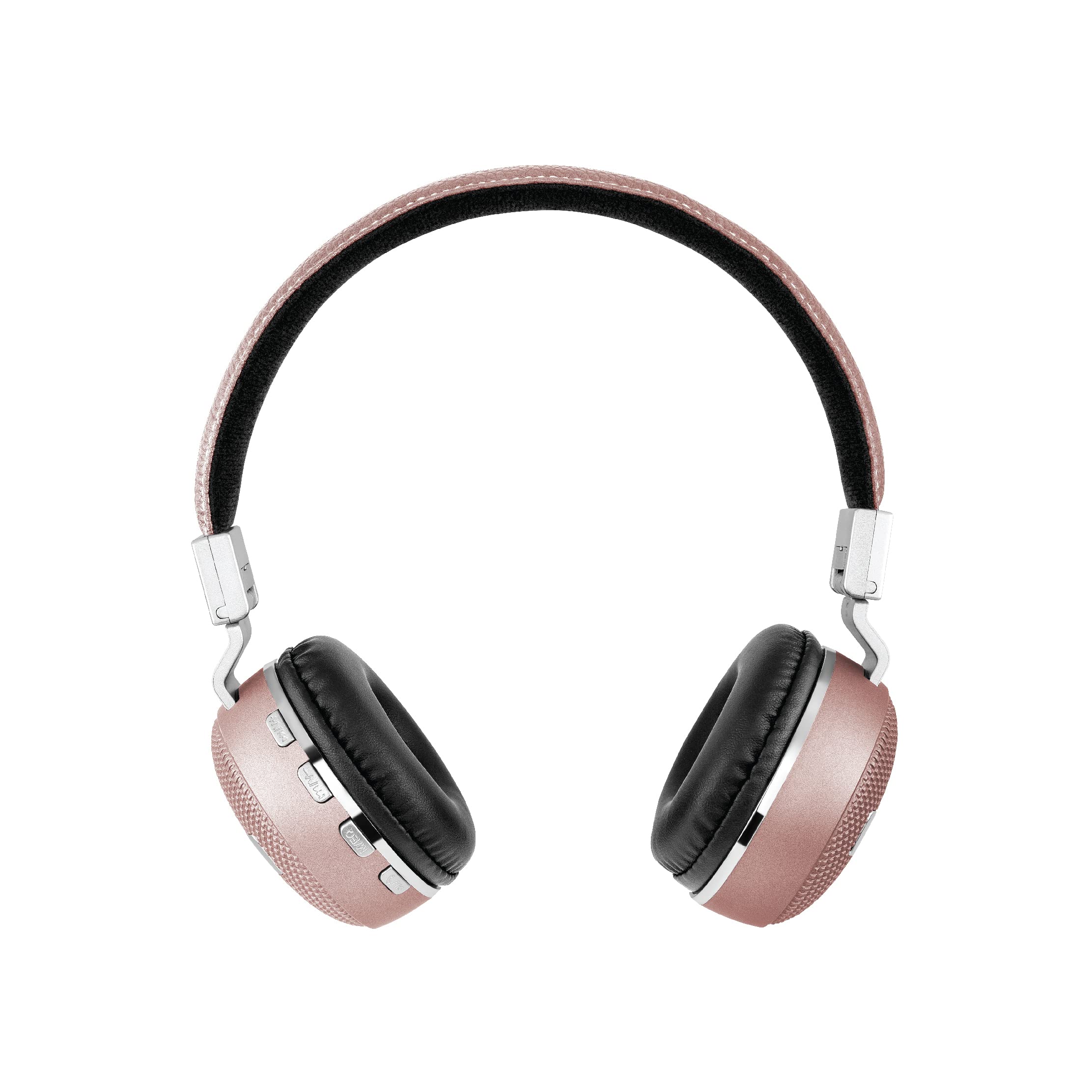 Coby Bluetooth Wireless On-Ear Foldable Headphones (Rose Gold)