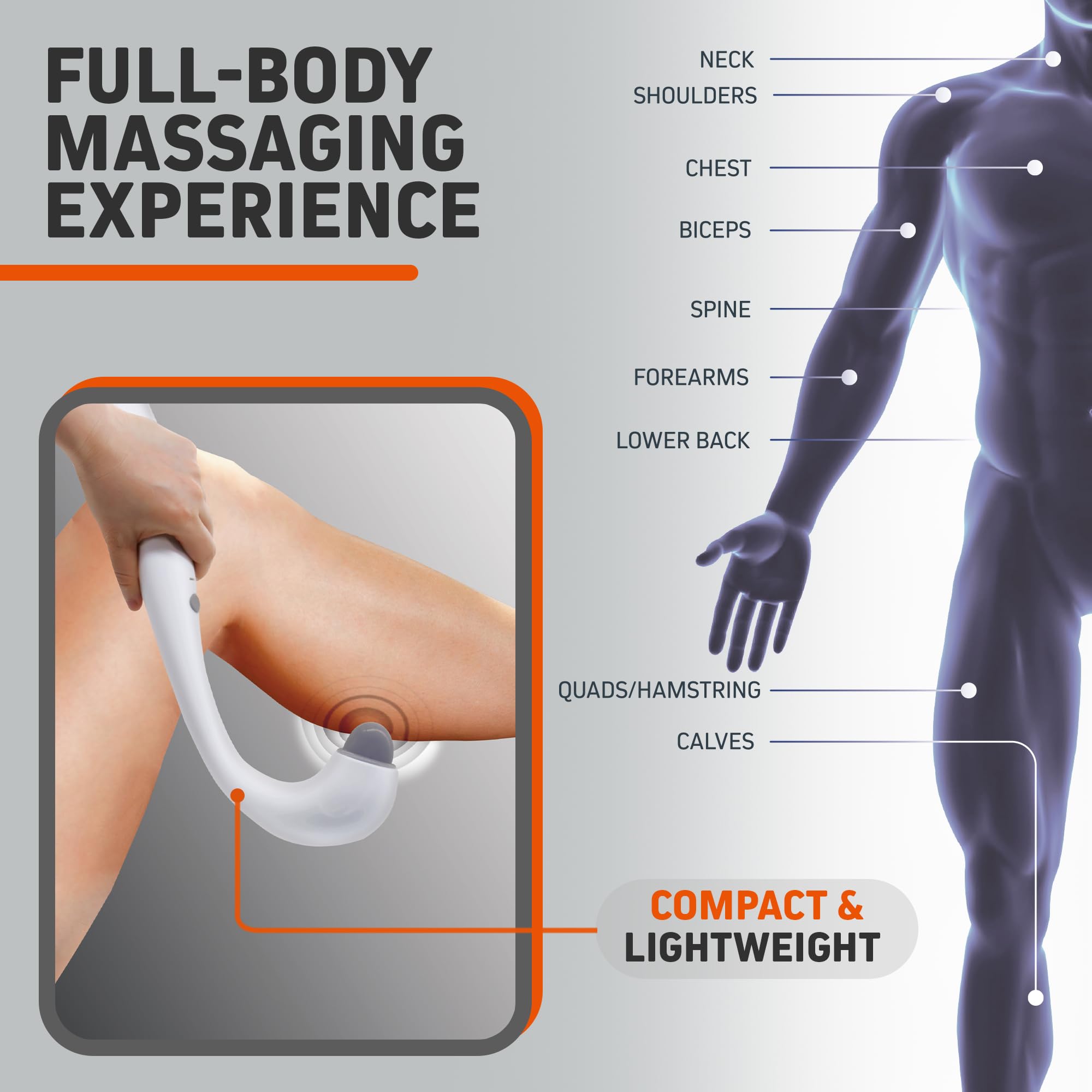 FIRSTHEALTH Vibration Handheld Massager