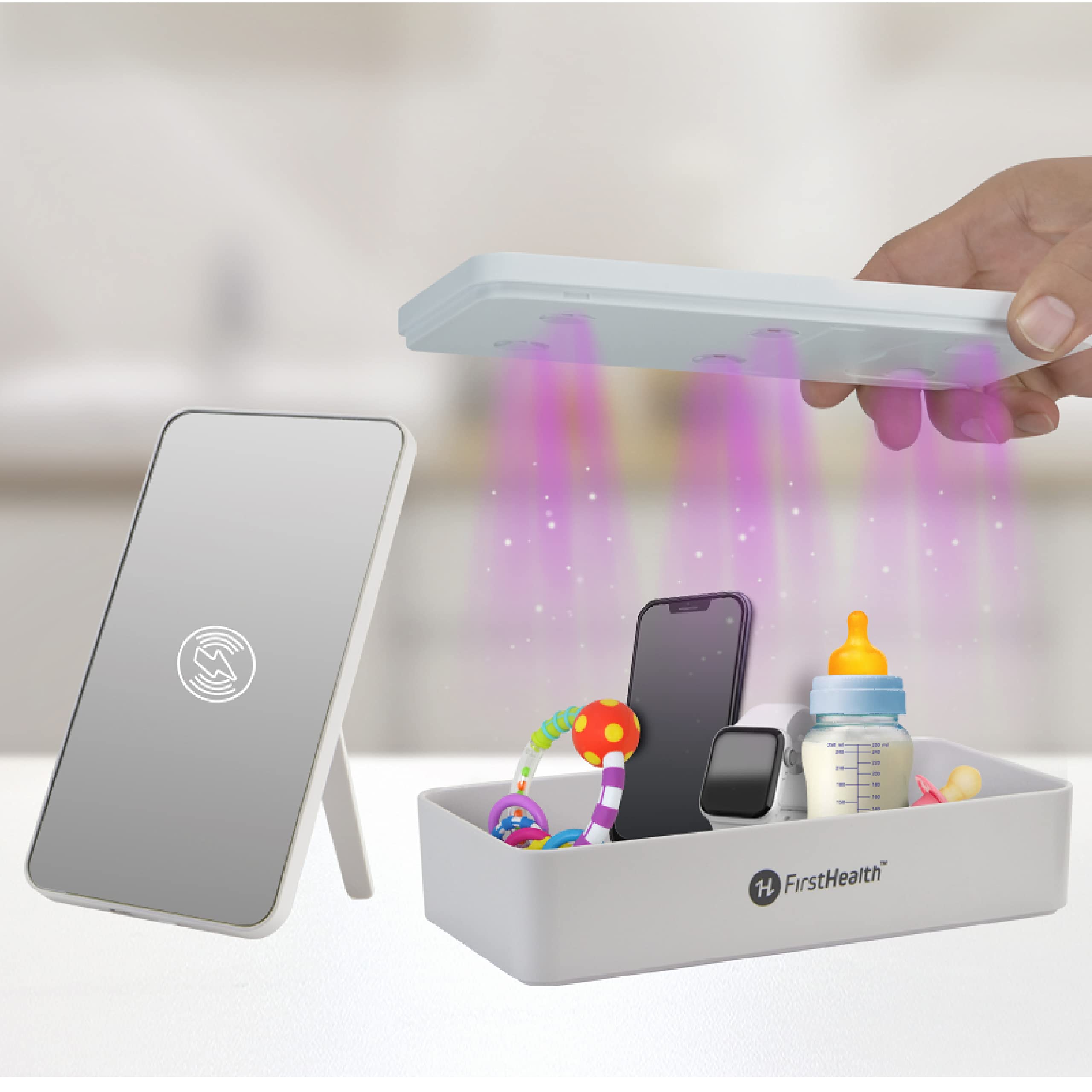 First Health UV Light Sanitizer | 10 Watt Wireless Charger