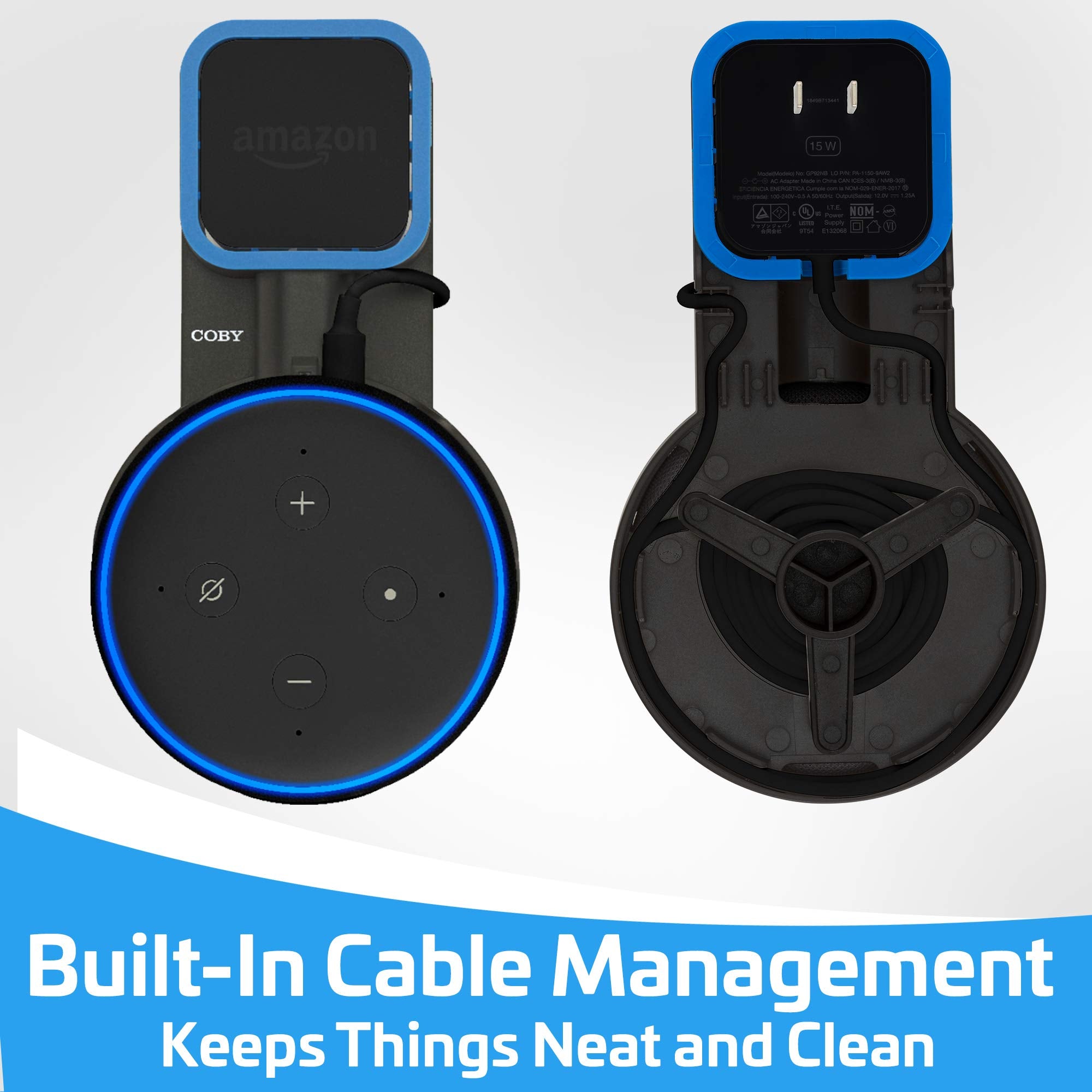 Coby Speaker Wall Mount for 3rd Generation Dot Voice Assistant