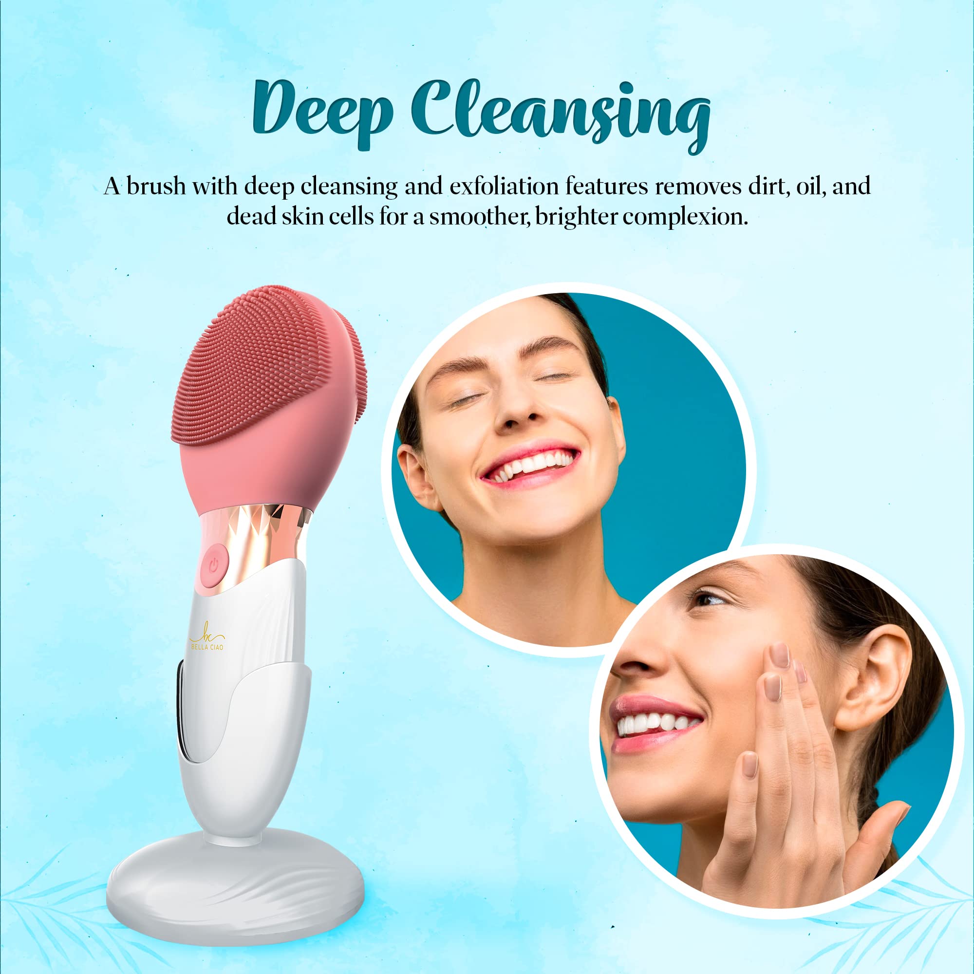 Bella Ciao Facial Cleansing Brush for Women