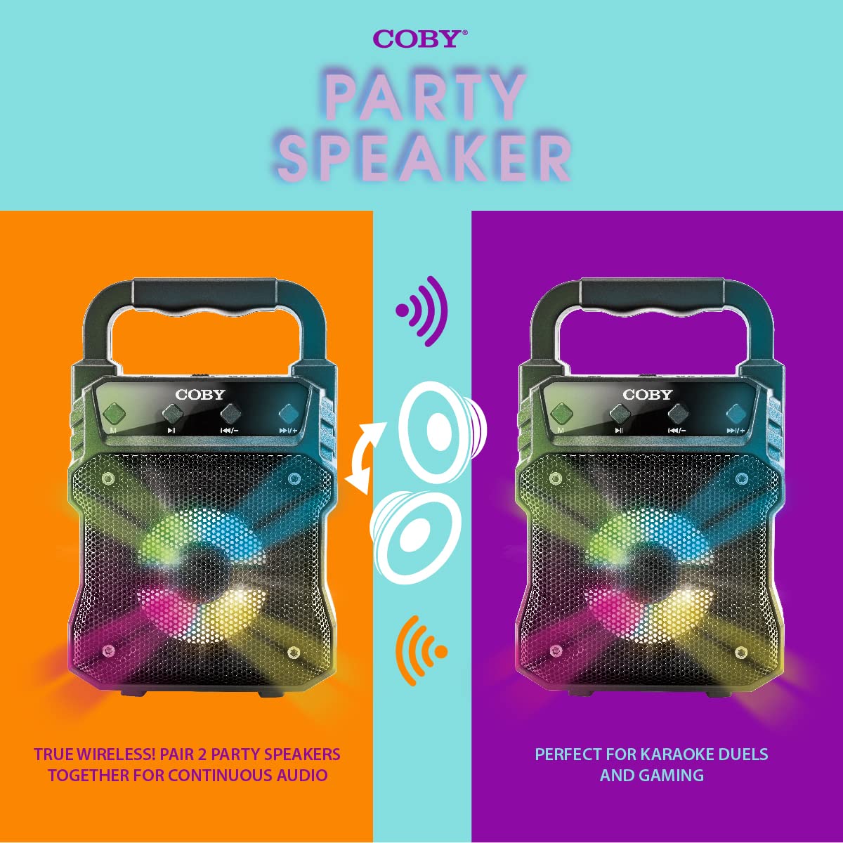 Coby Portable Bluetooth Speaker