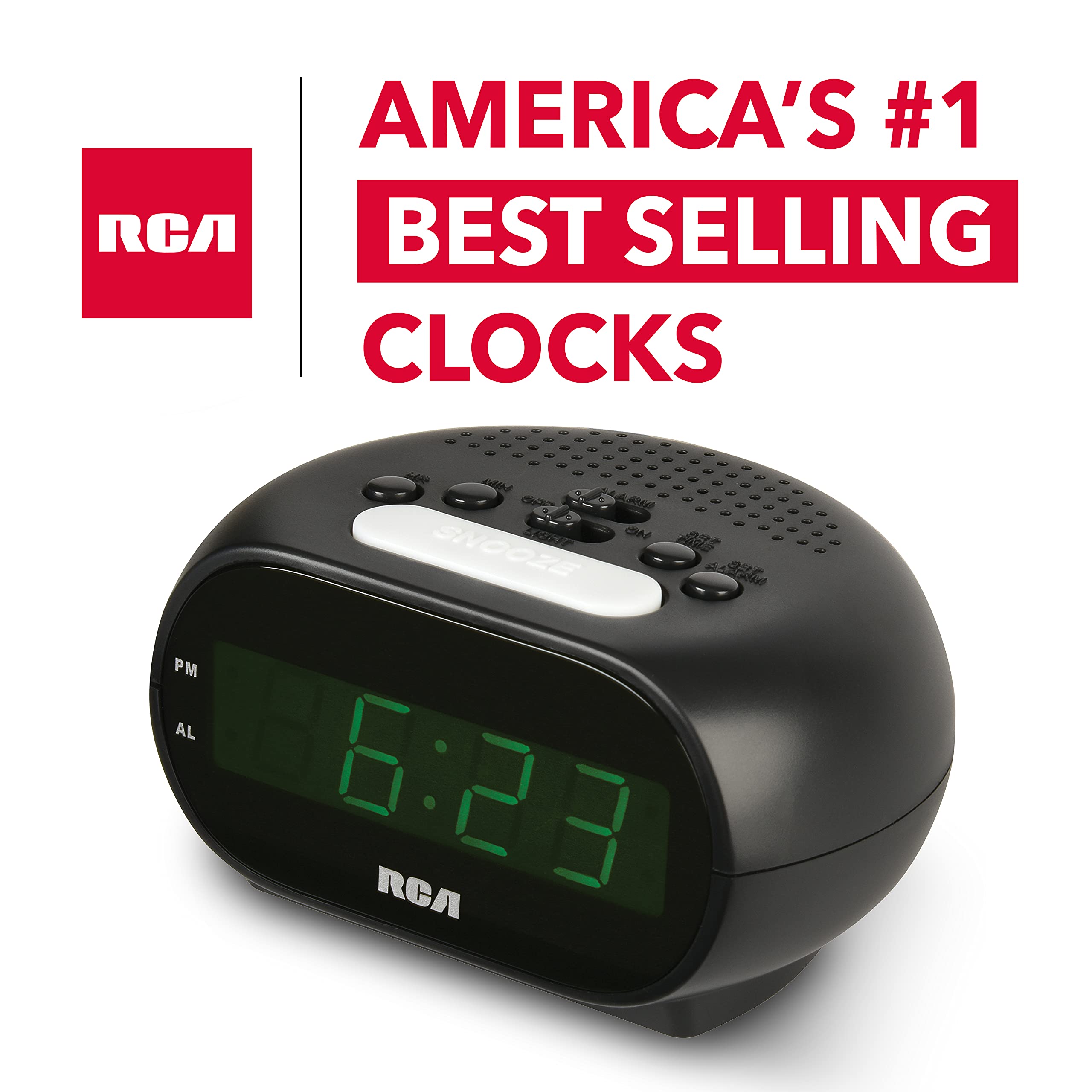 RCA USB Charging Clock Radio