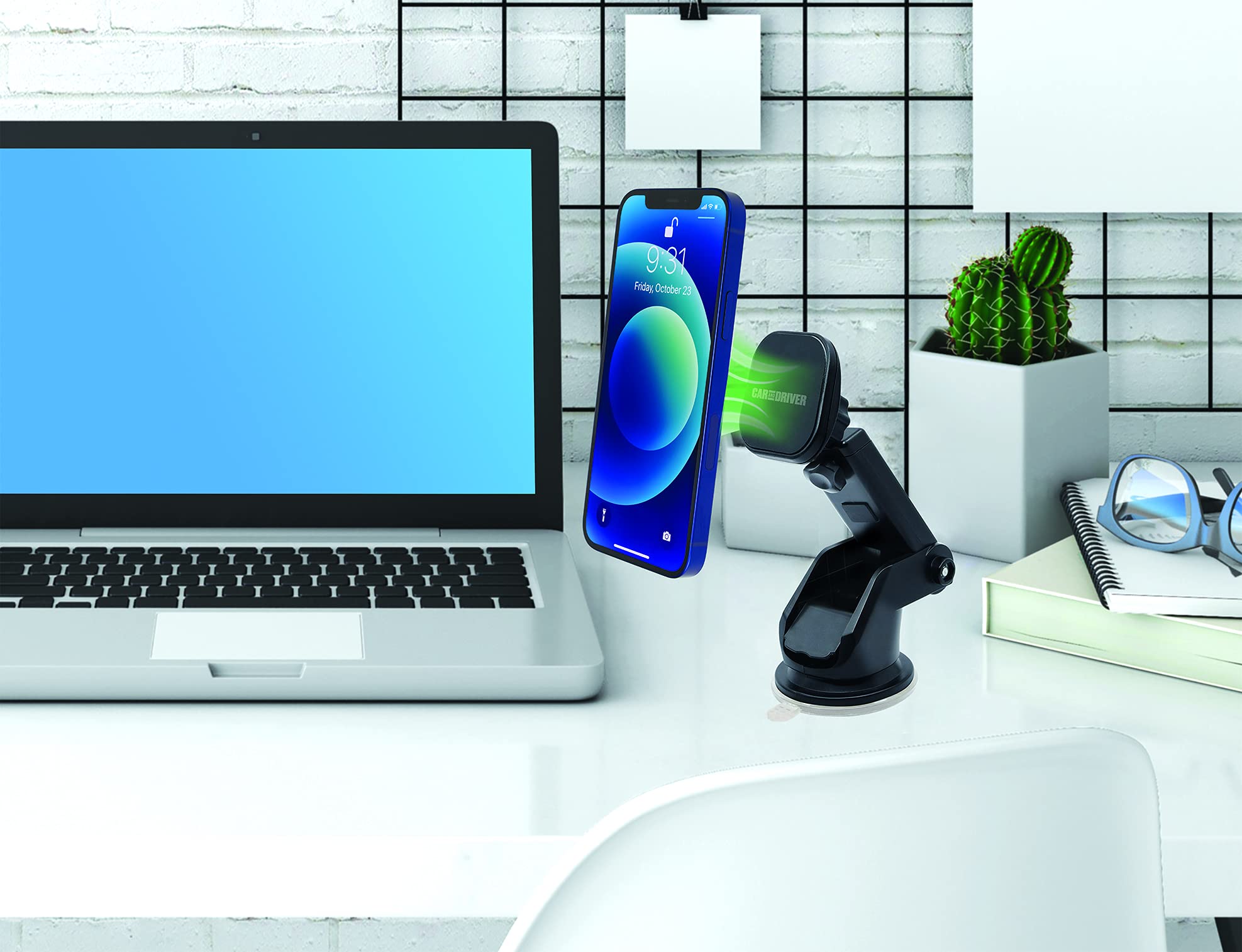 Car and Driver Magnetic Phone Car Mount for Vehicle Dash, Windshield