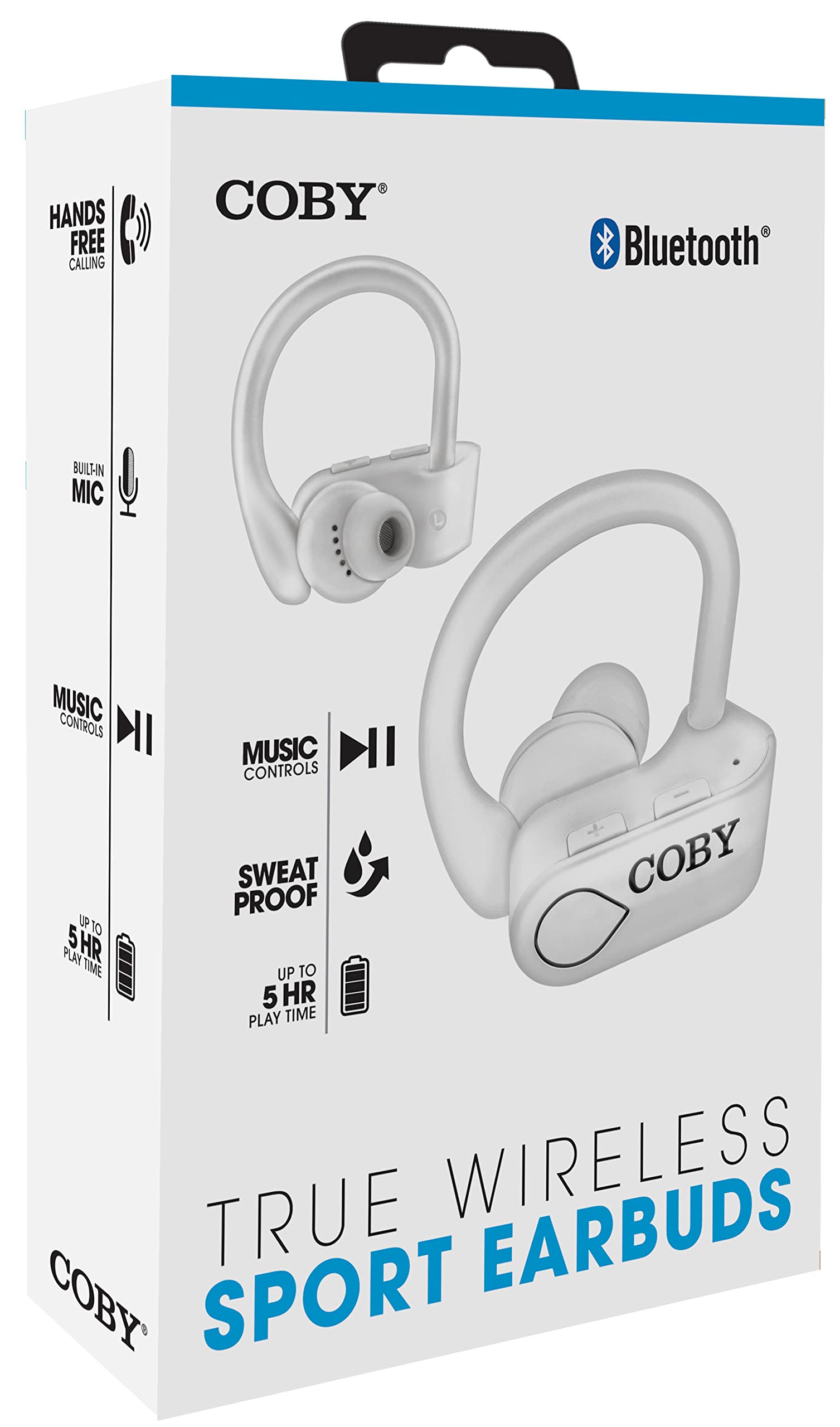 COBY True Wireless Sport Earbuds