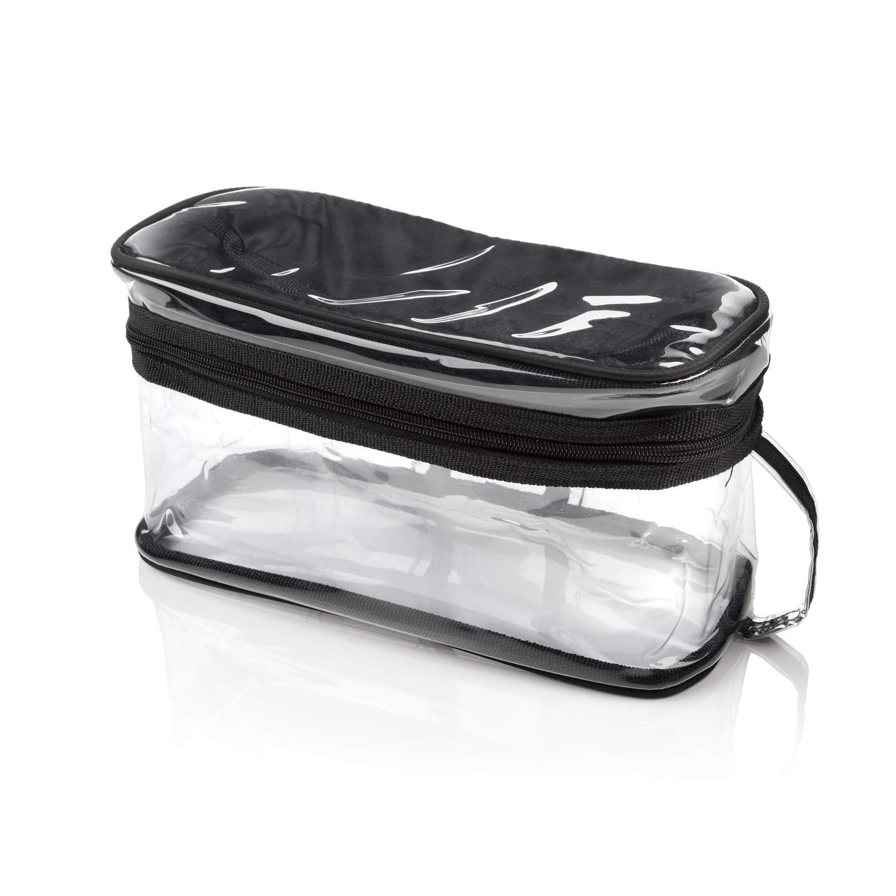 Conair Sundry/Cosmetic Travel Bag, Transparent Toiletry Bag by Travel Smart, Clear