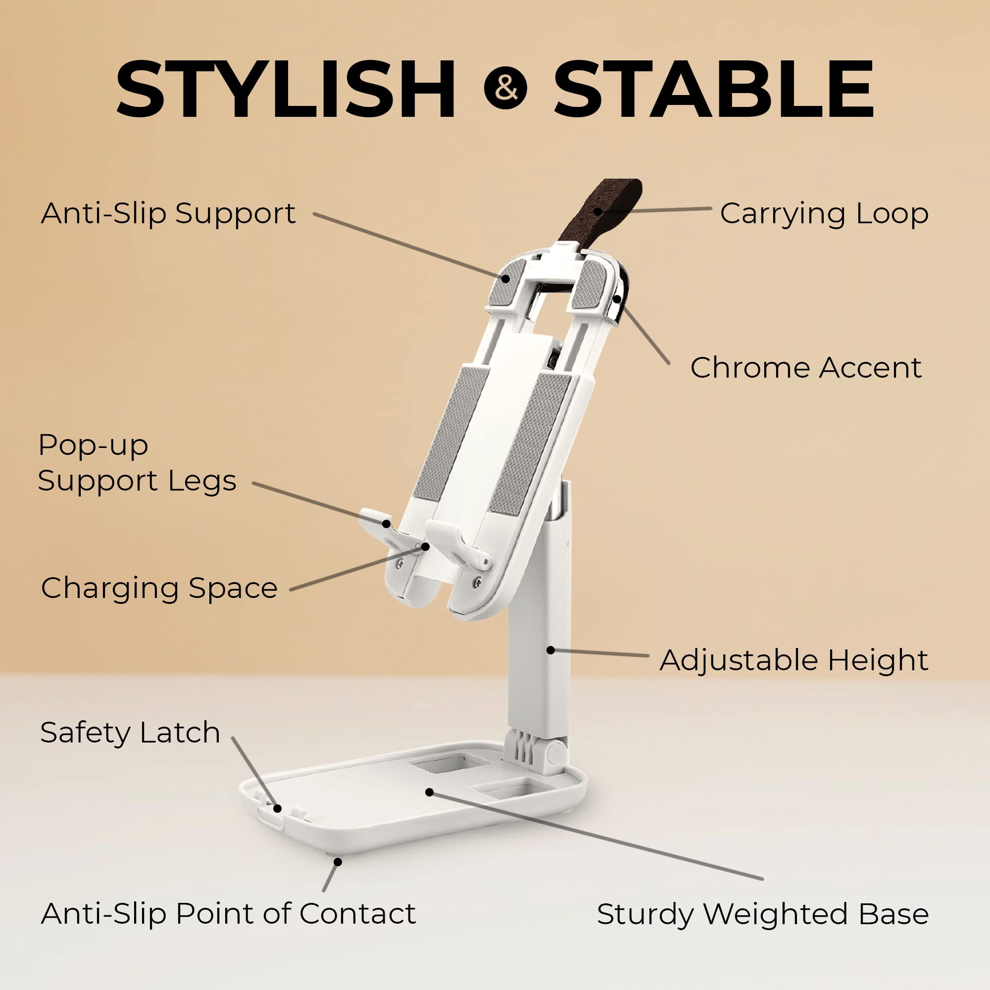 Chargeworx Portable Stand Smartphones