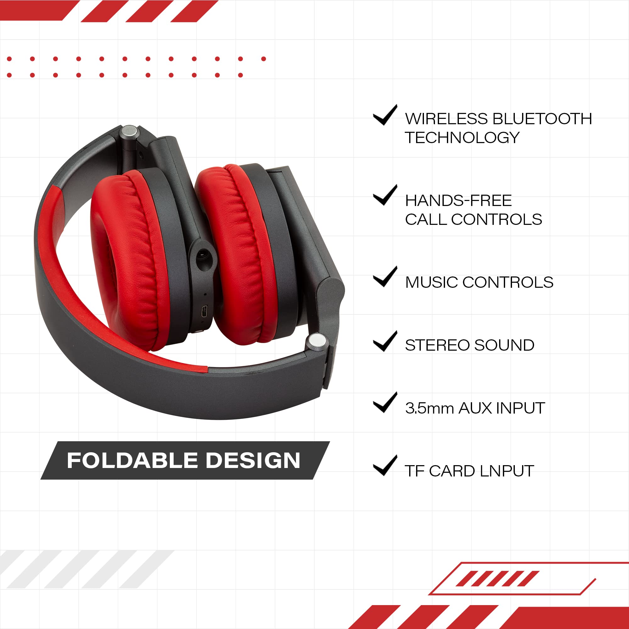 Coby Bluetooth 5.3 Headphones
