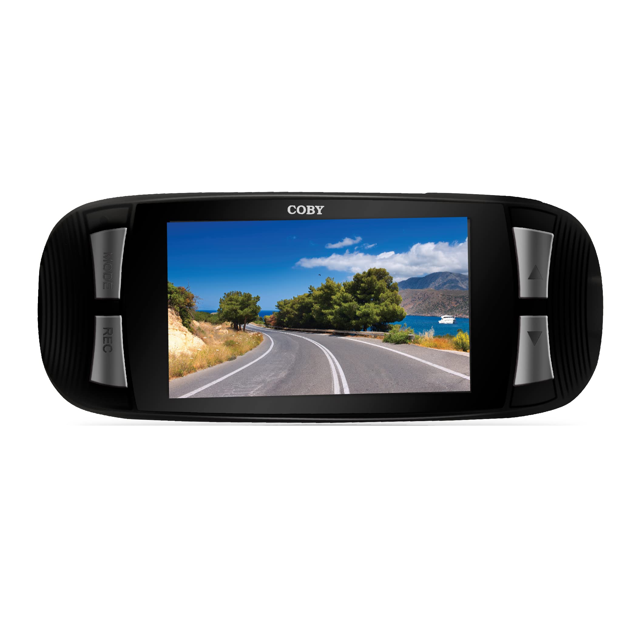 Coby Car Dash Cam Front of Car