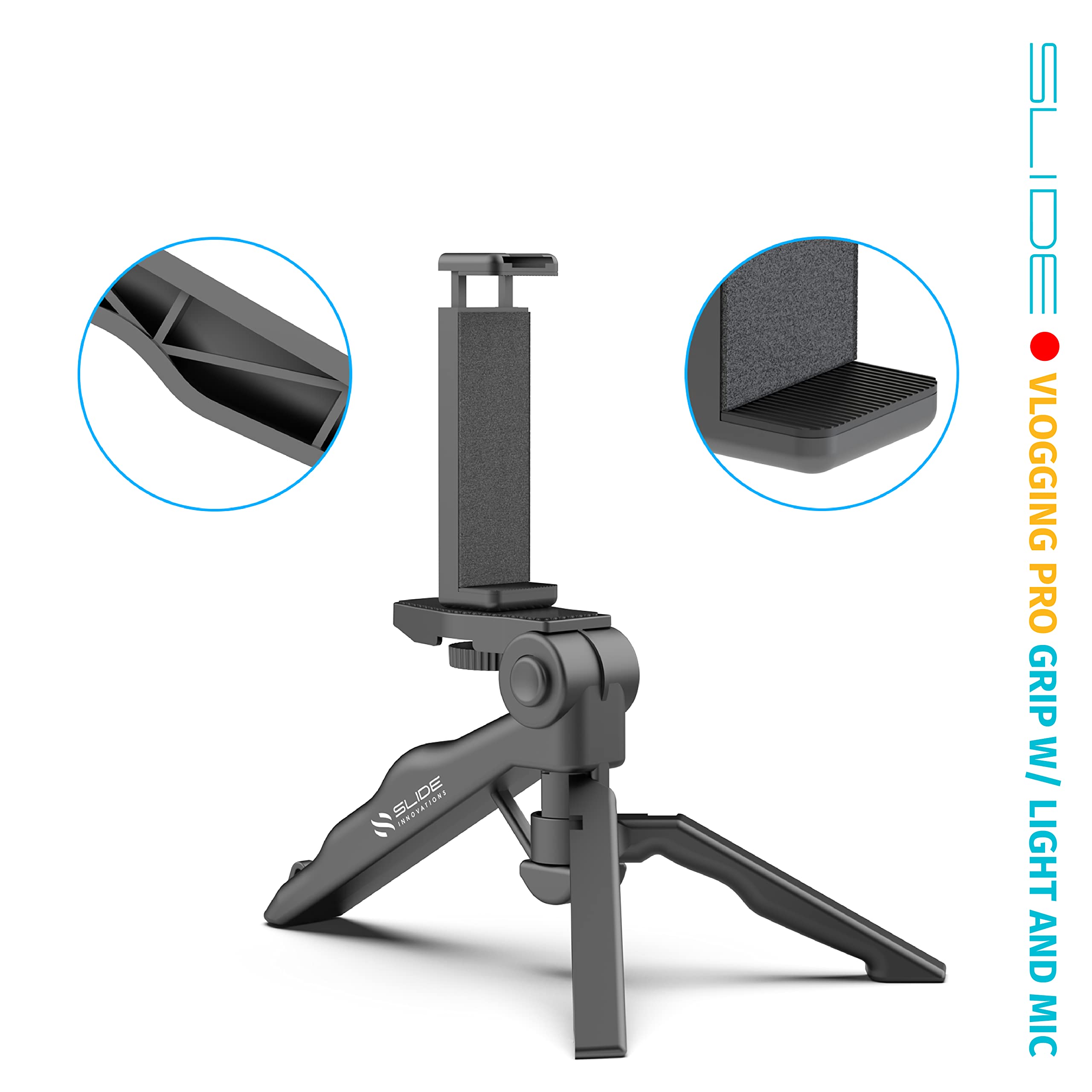 Slide Vlogging Kit w/Light & Microphone