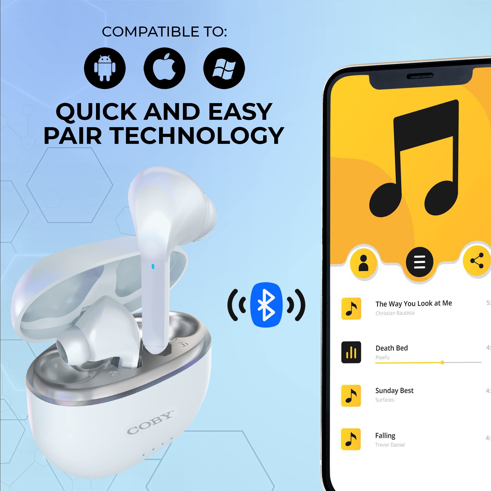 Coby Noise Canceling Earbuds