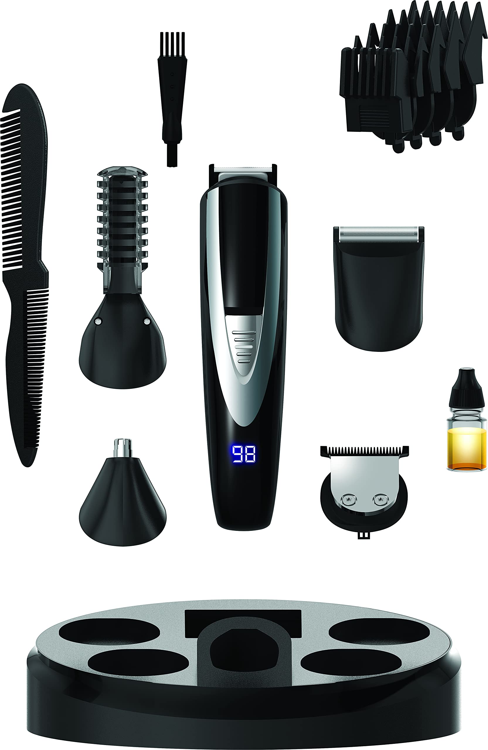 Perry Ellis Mens Electric grooming set, 16 pcs