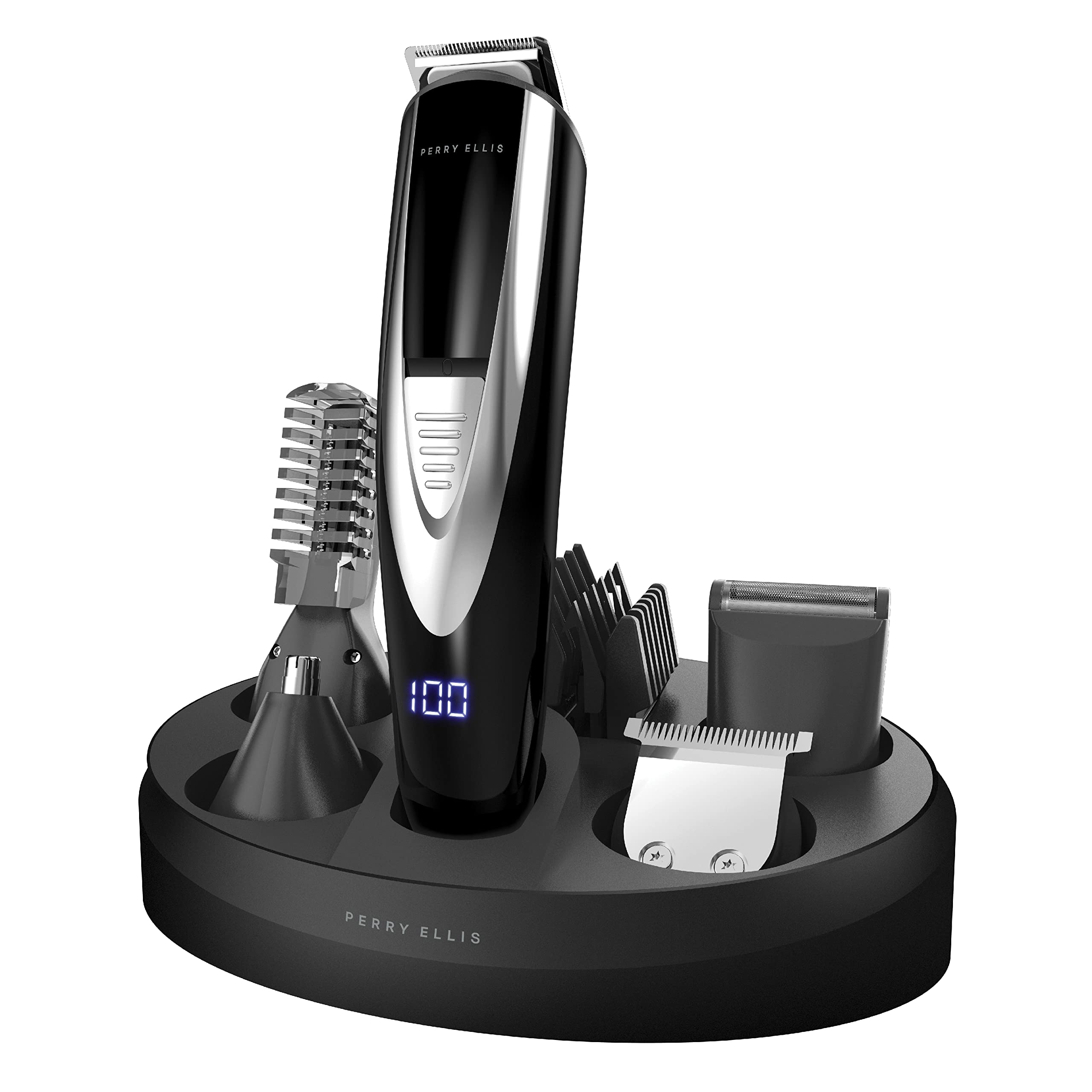 Perry Ellis Mens Electric grooming set, 16 pcs