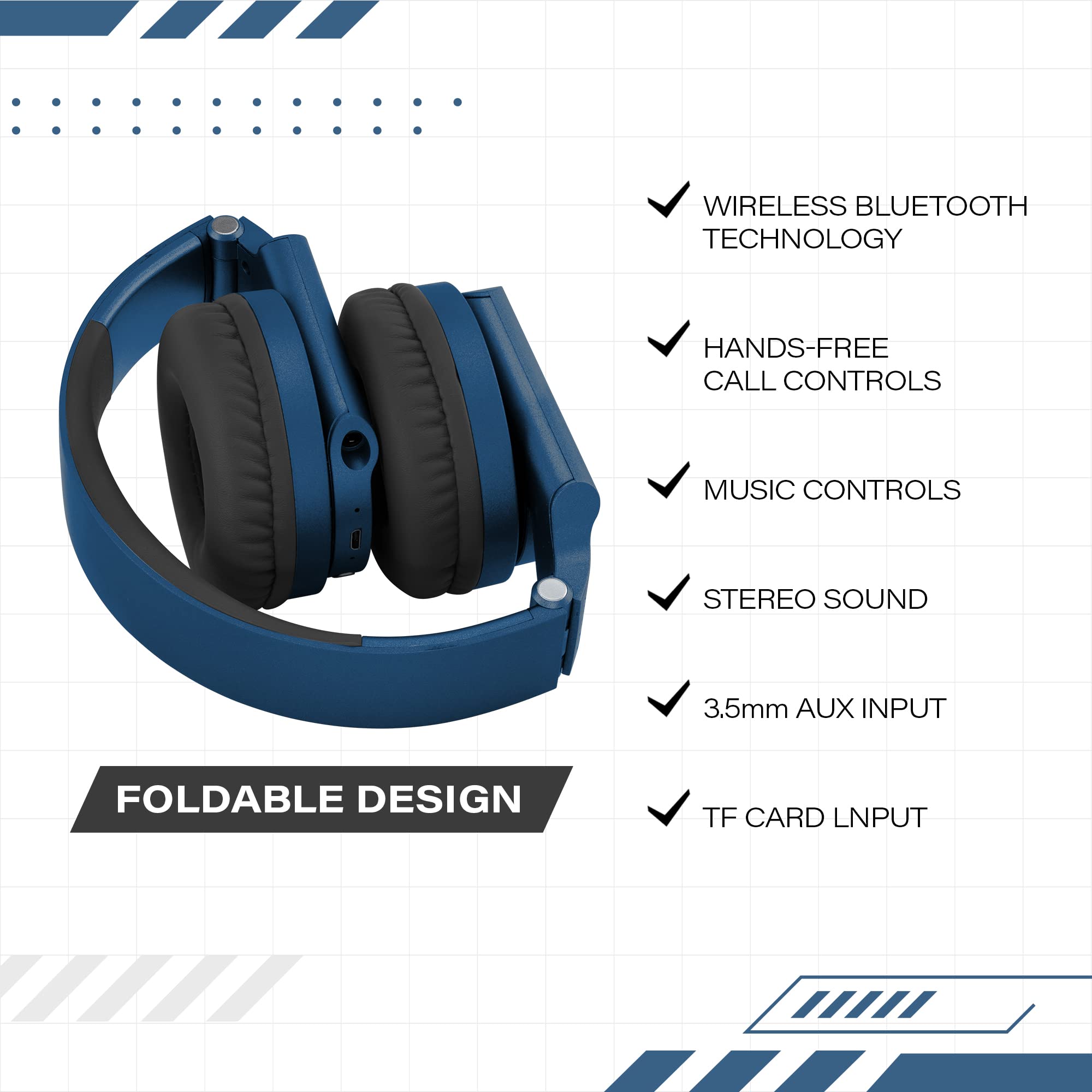 Coby Bluetooth 5.3 Headphones