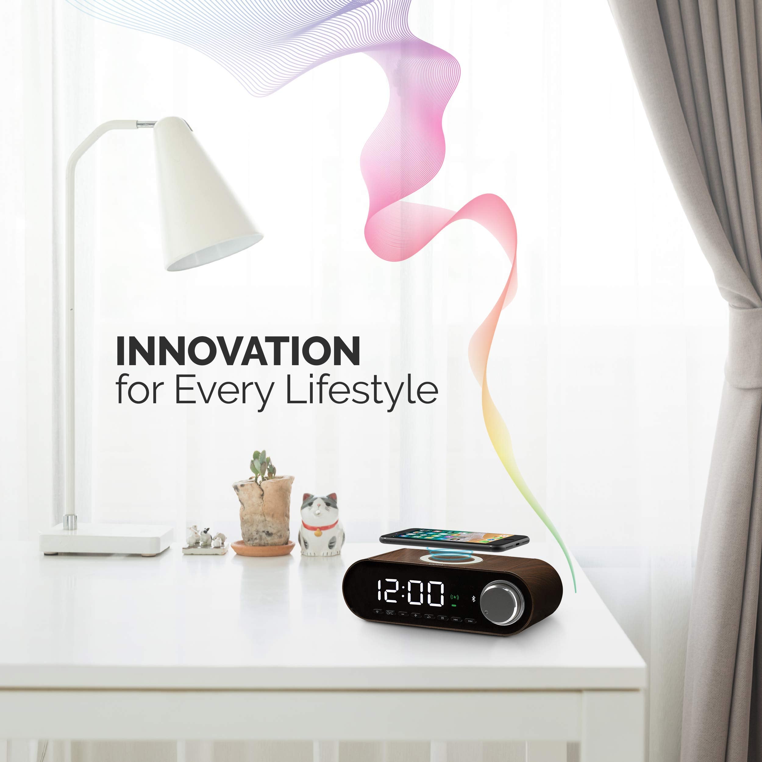 Coby Digital LED Alarm Clock Built in