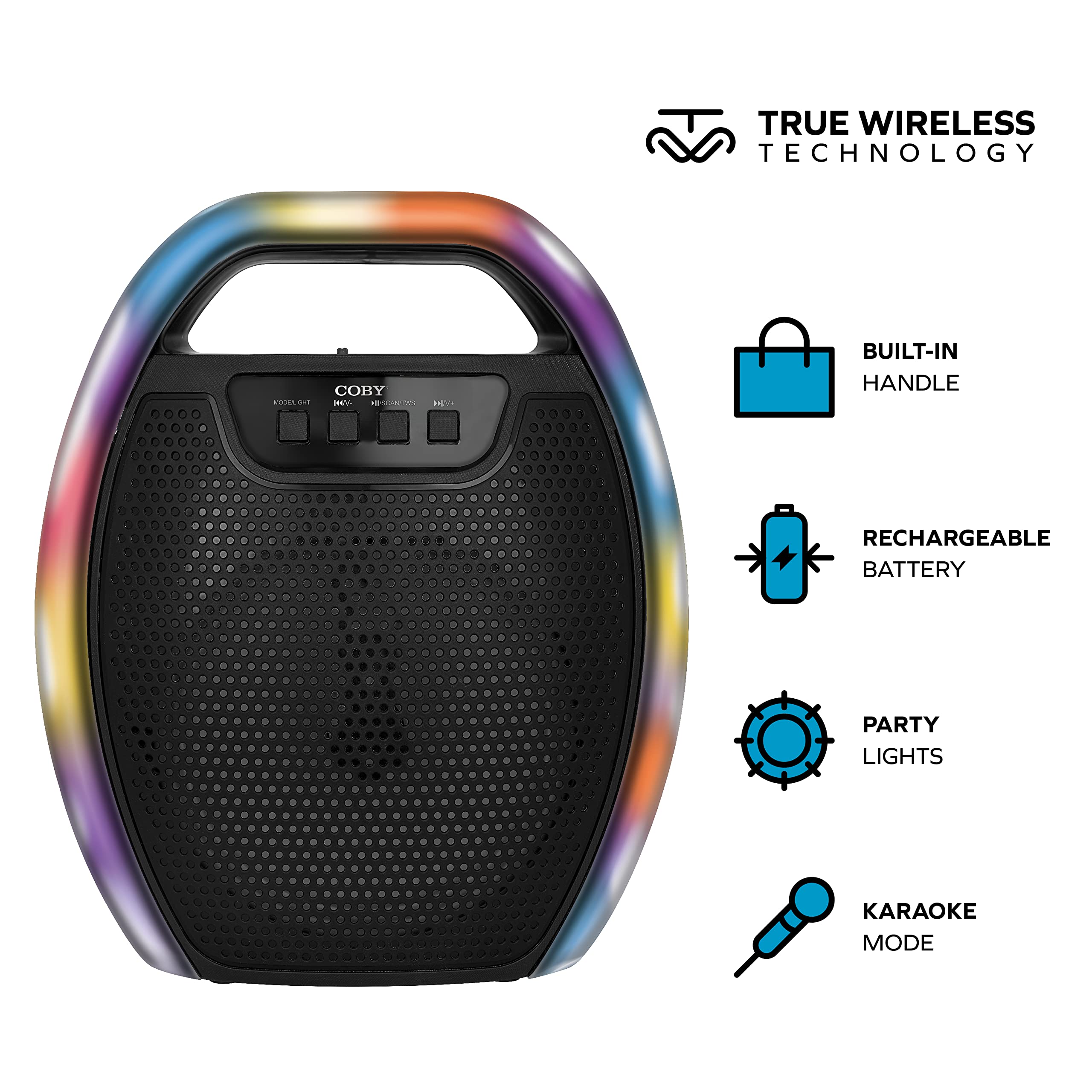Coby Spectrum Mini True Wireless Bluetooth Speaker
