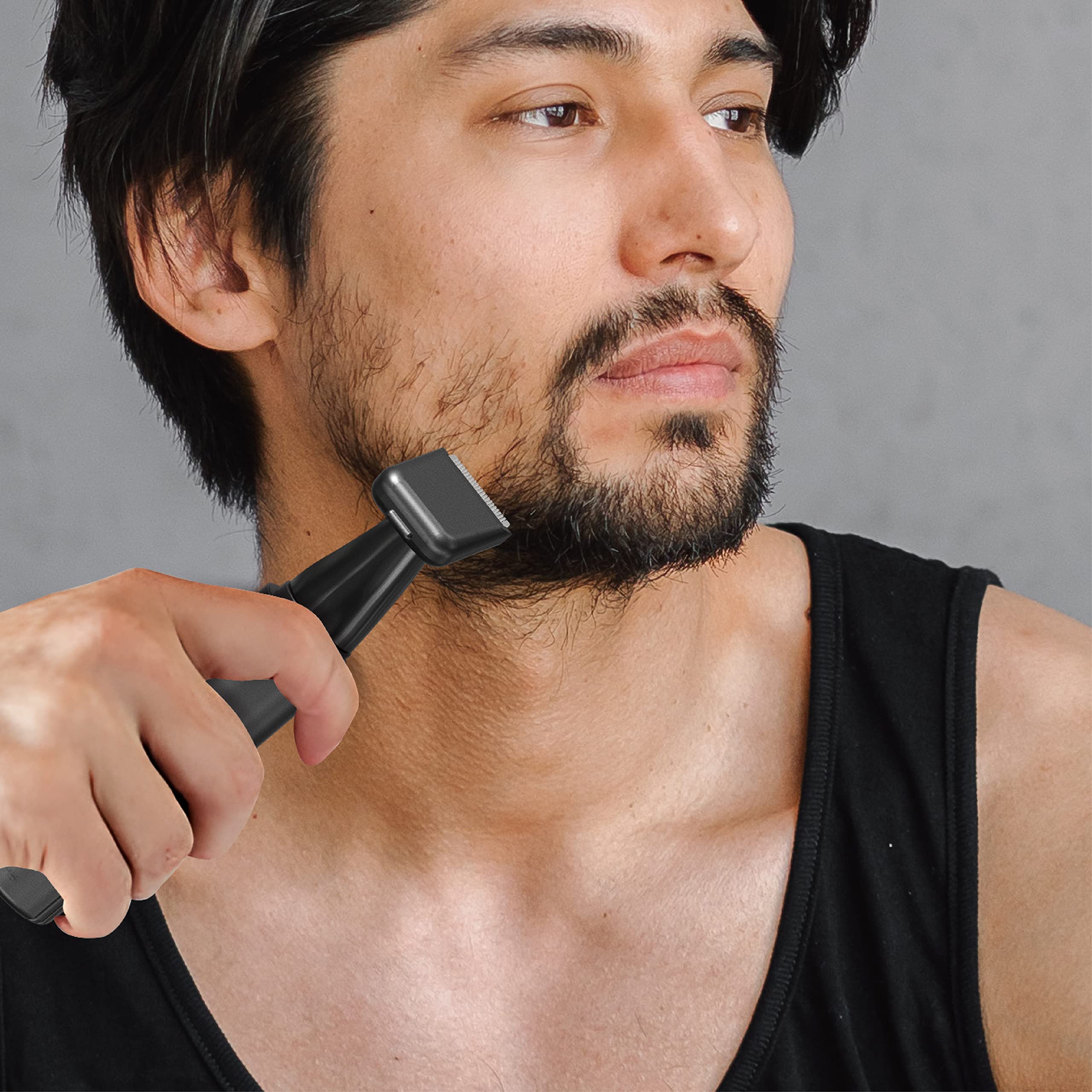 Perry Ellis Cordless Grooming Kit w/Stand, Beard Trimmer, 2 Heads, Water Resistant