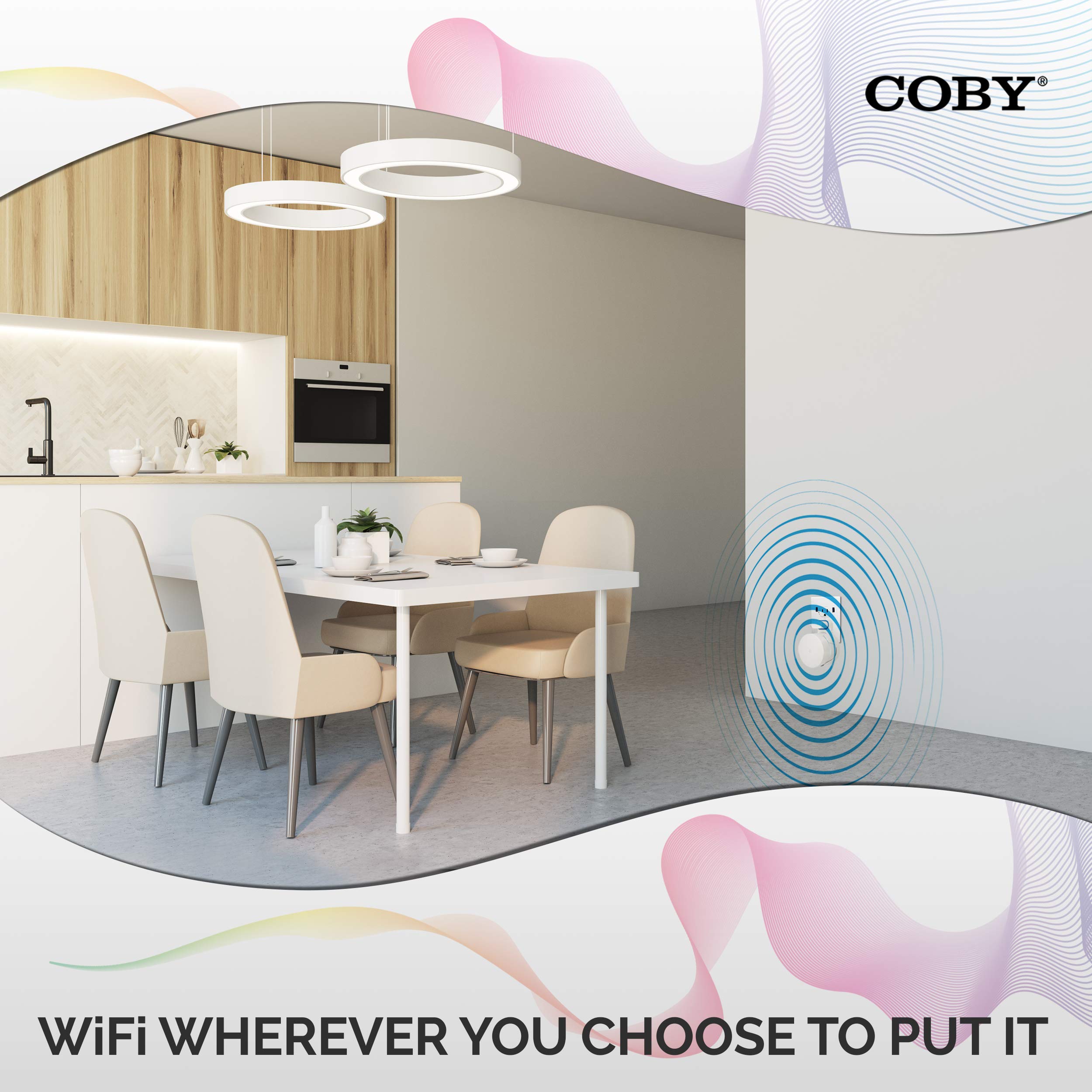 Coby Wall Mount Compatible for Google Home WiFi