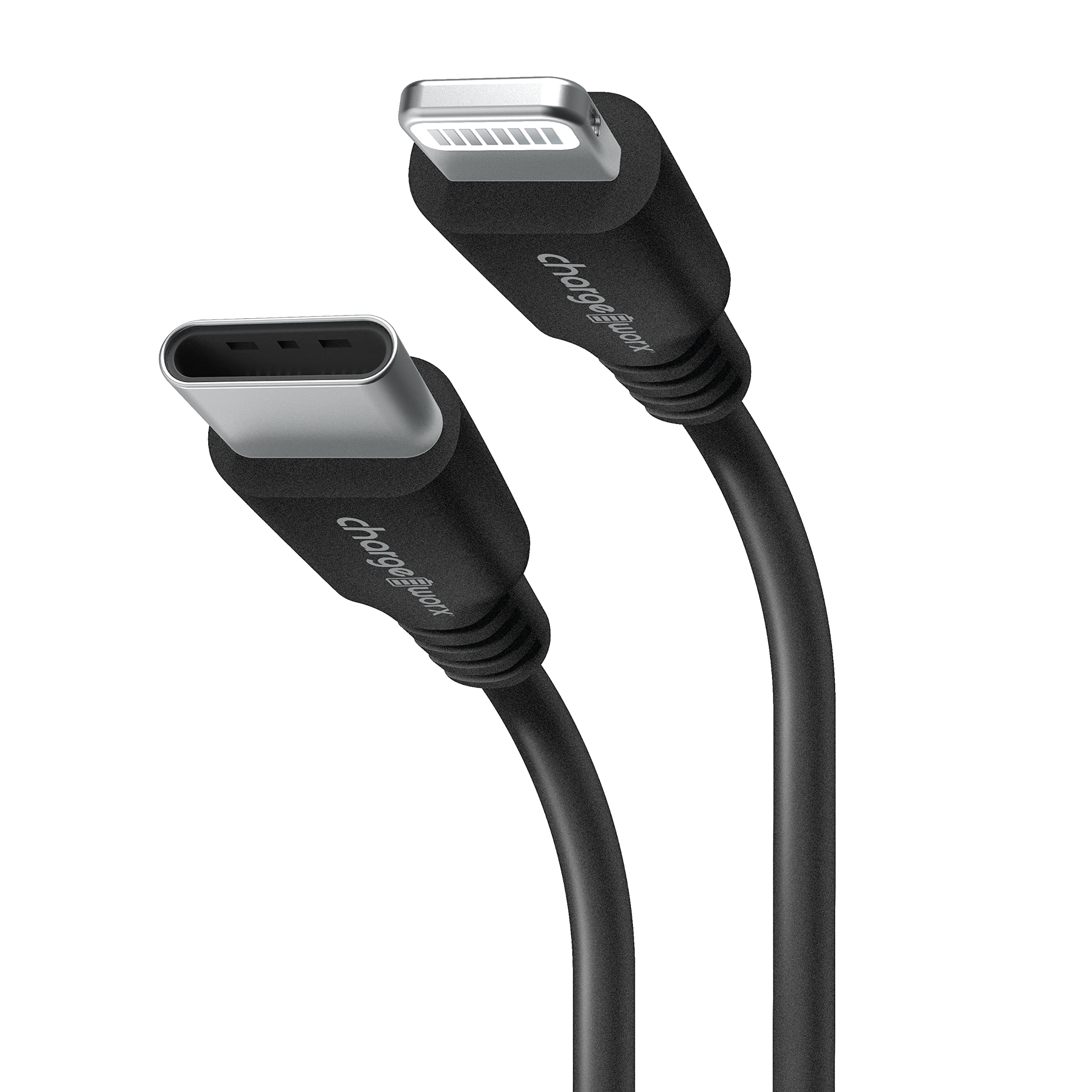 Chargeworx USB-C to Lightning 10ft Cable 20W PD MFI Certified
