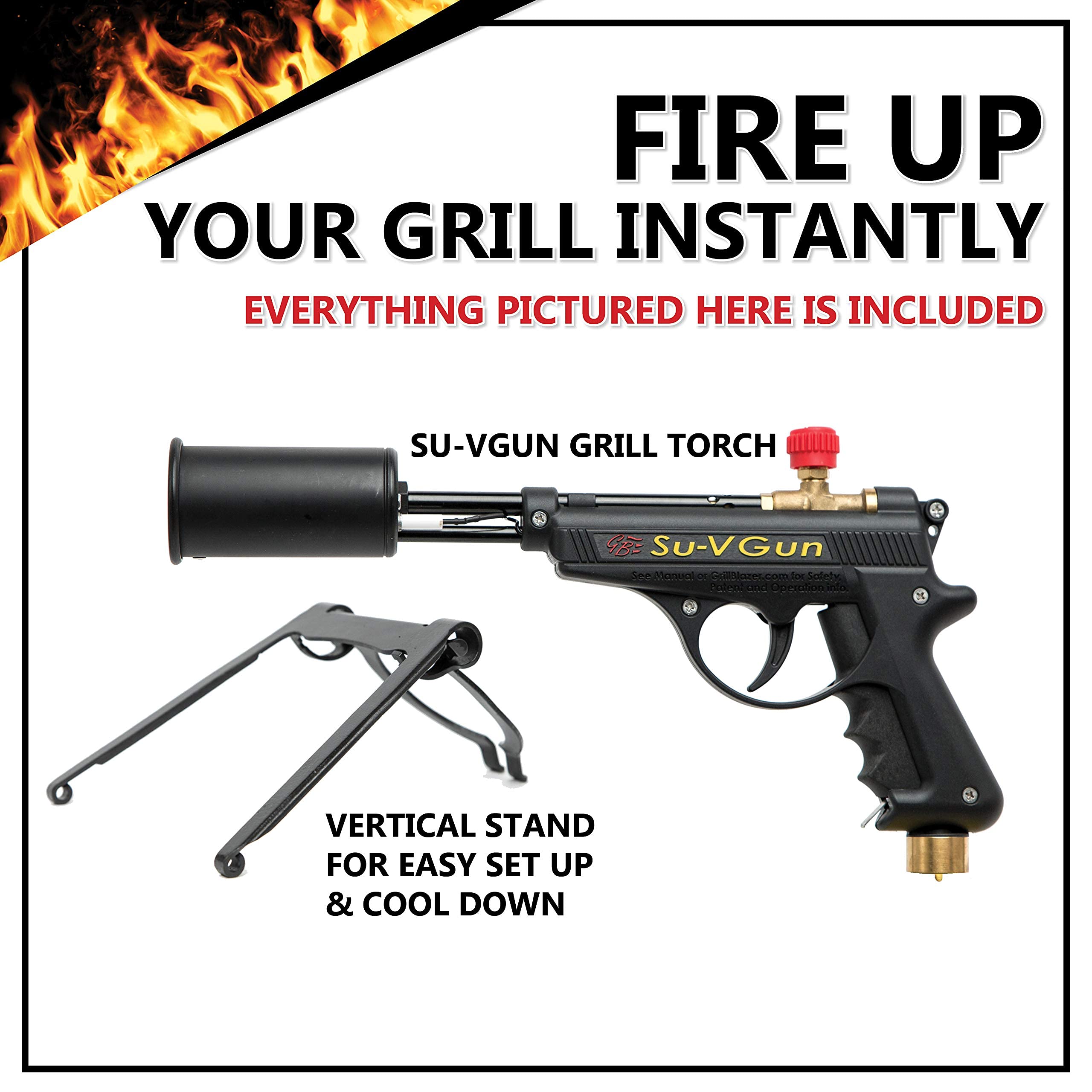 GRILLBLAZER Su-VGun Basic Grill & Culinary Torch - Charcoal Starter