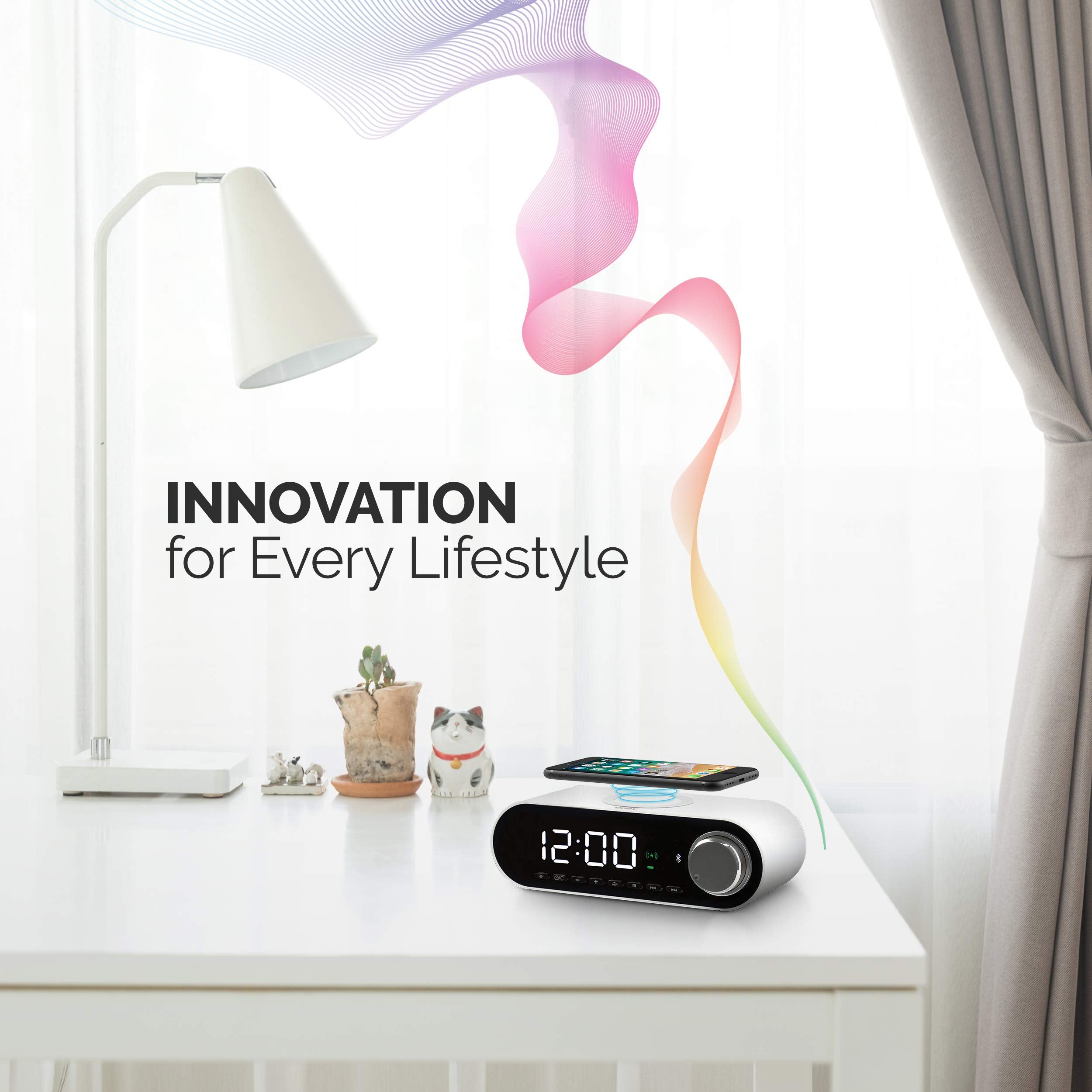COBY Digital LED Alarm Clock Built In