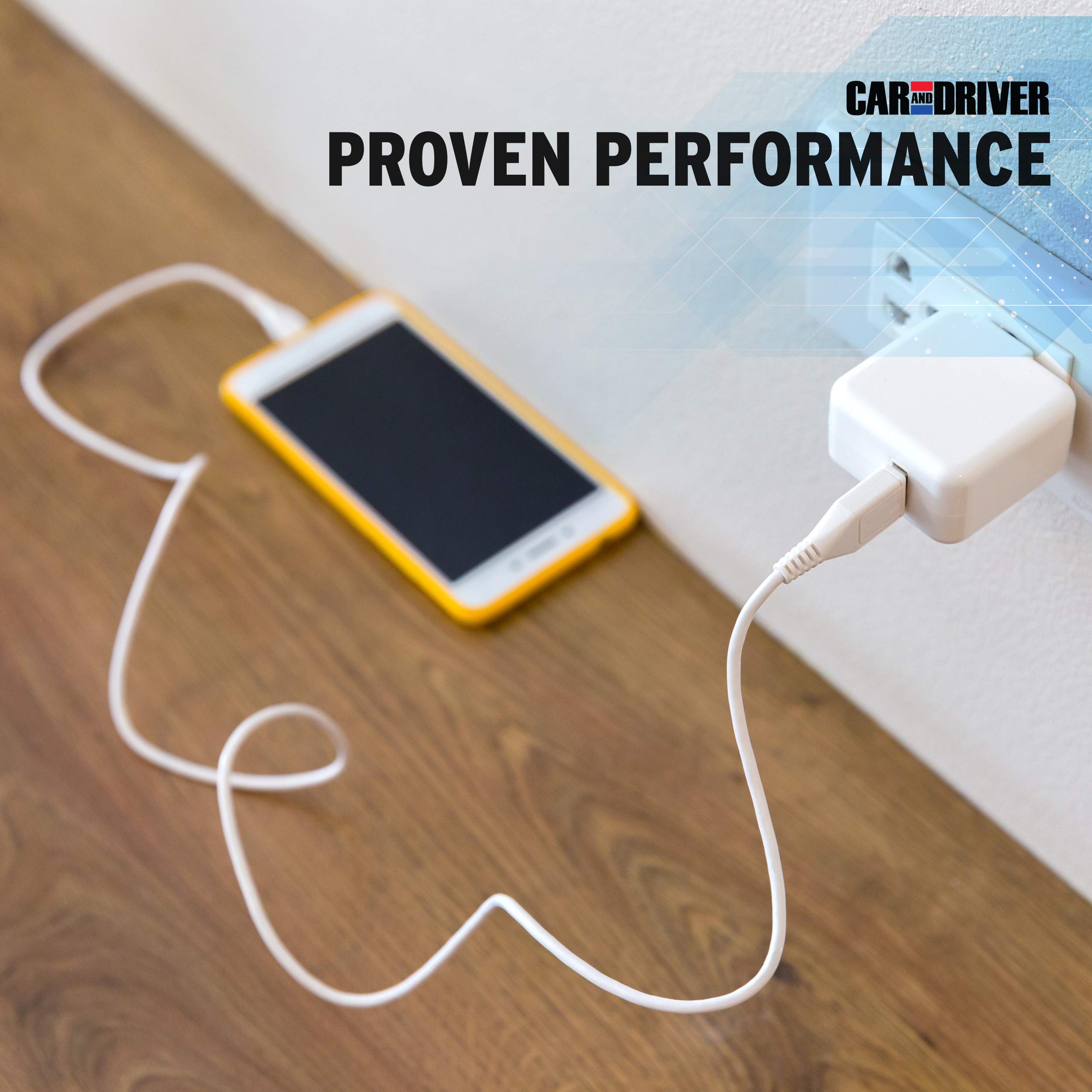 Car and Driver USB to Lightning Cable (4-Pack, White)