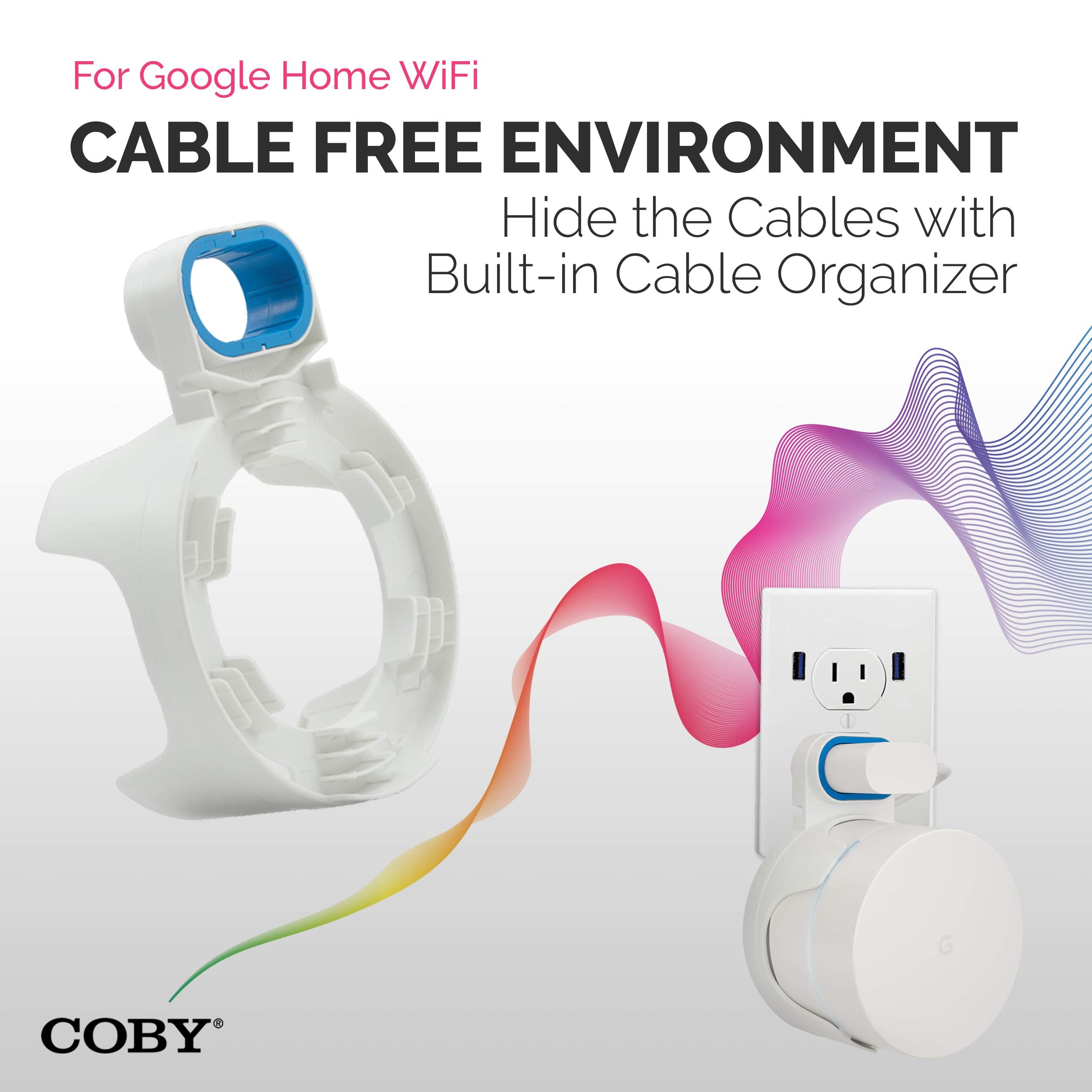 Coby Wall Mount Compatible for Google Home WiFi