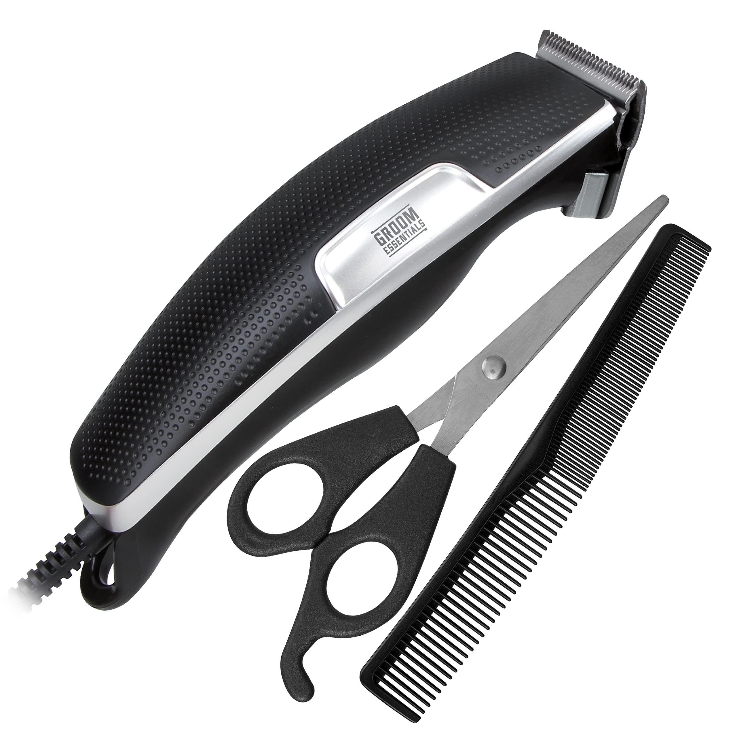 Groom Essentials 10-PC Professional Hair Clippers for Men