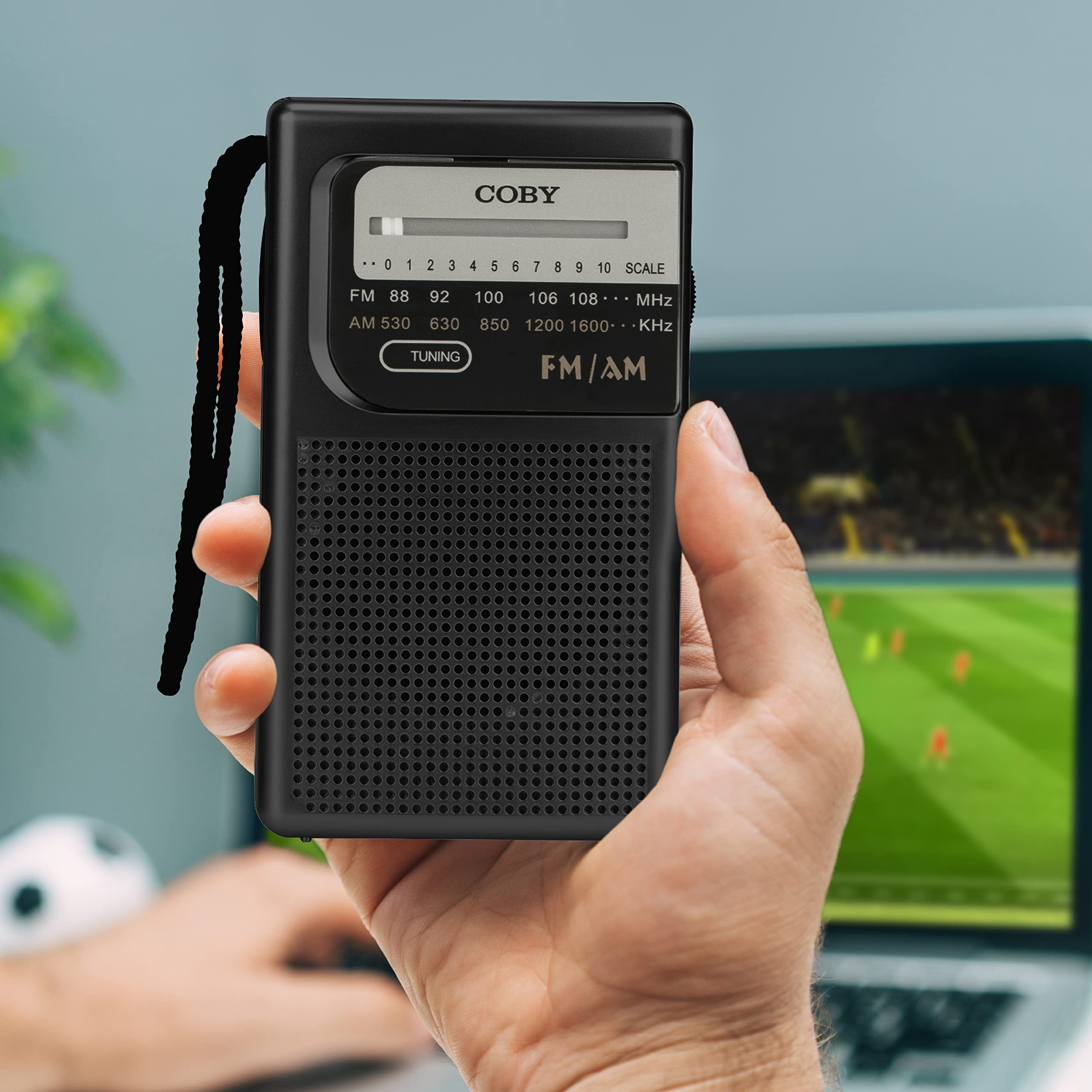 Coby Retro Pocket Size AM/FM Radio